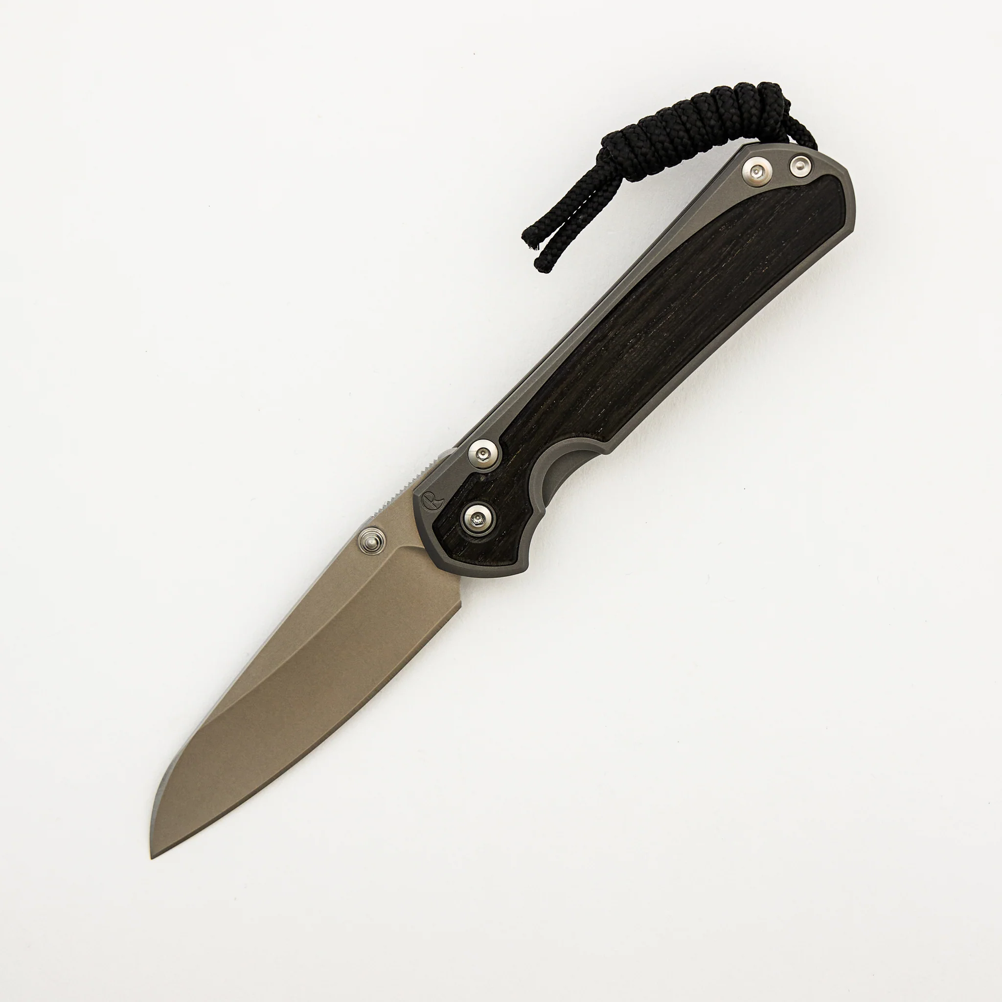 Small Sebenza 31 Bog Oak Inlay - Insingo CPM MagnaCut Blade - Silver Double Thumb Lugs - Image 22