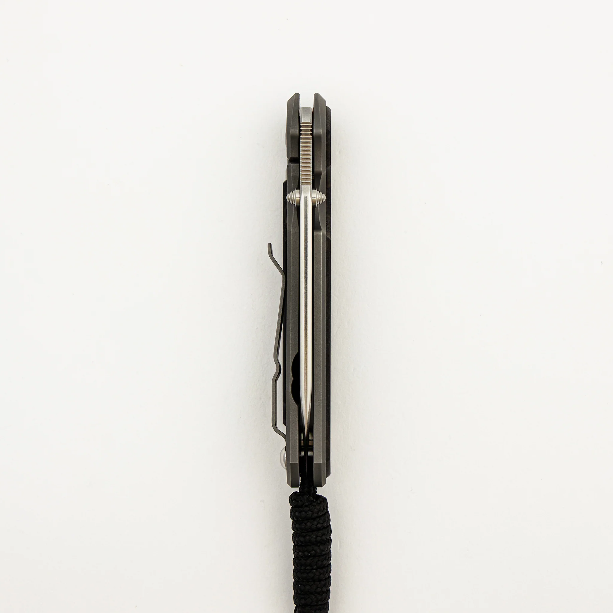Small Sebenza 31 Bog Oak Inlay - Insingo CPM MagnaCut Blade - Silver Double Thumb Lugs - Image 26