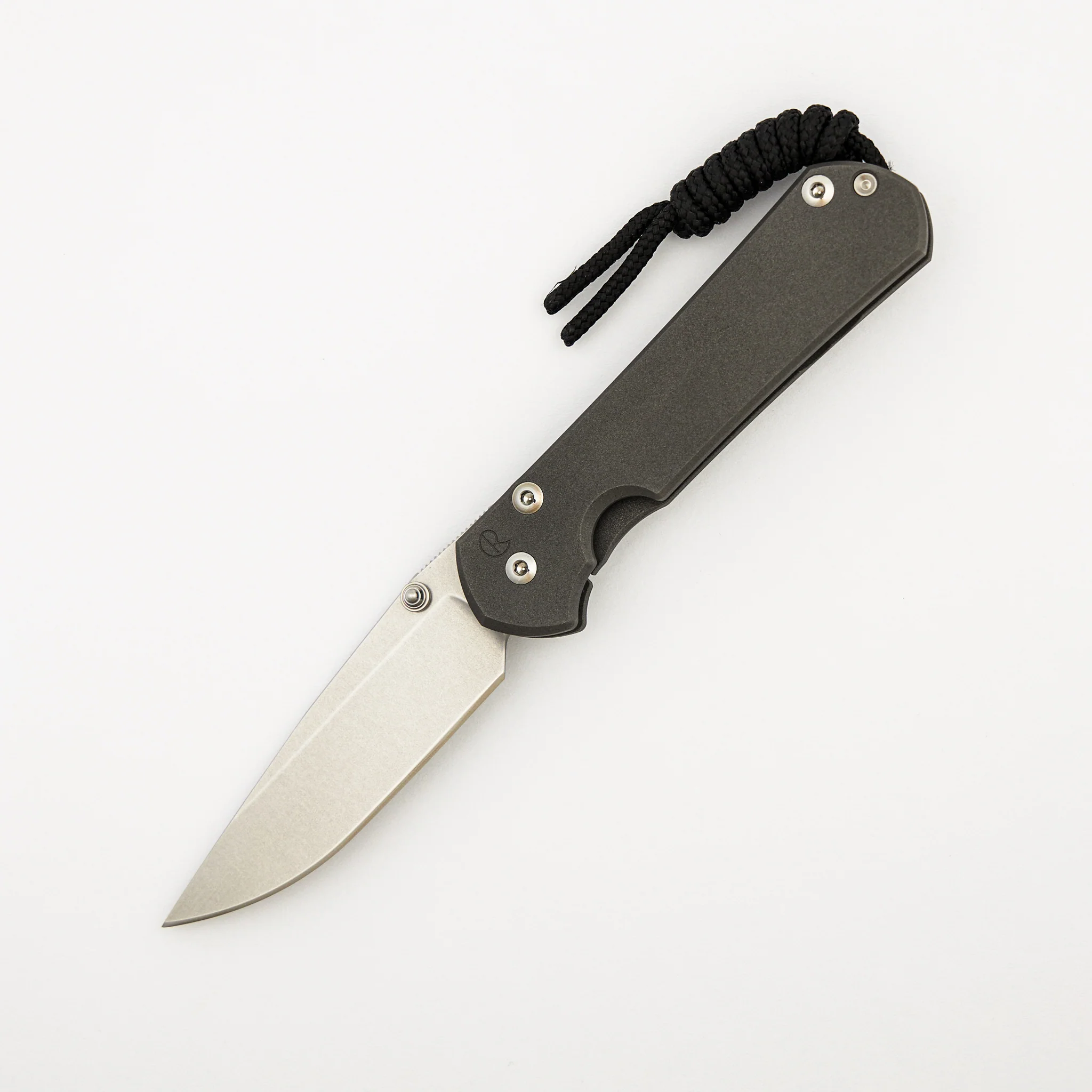 Small Sebenza 31 - Drop Point CPM MagnaCut Blade - Silver Double Thumb Lugs