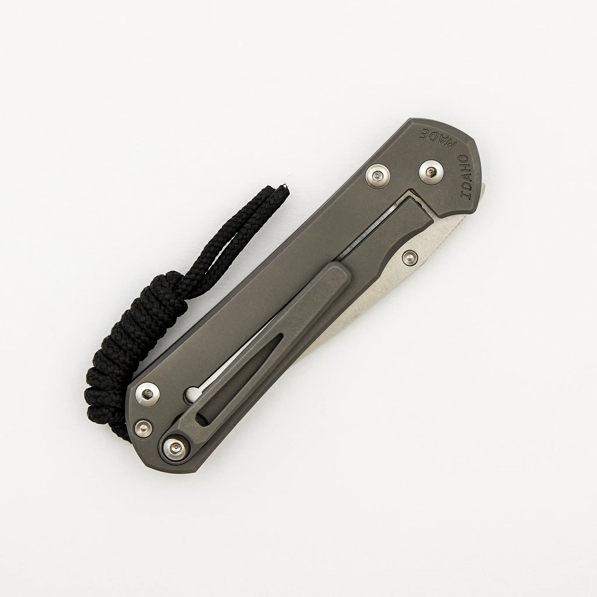 Small Sebenza 31 - Drop Point Polished CPM MagnaCut Blade - Glass Blasted - MIM Clip - Silver Single Lug - Image 4