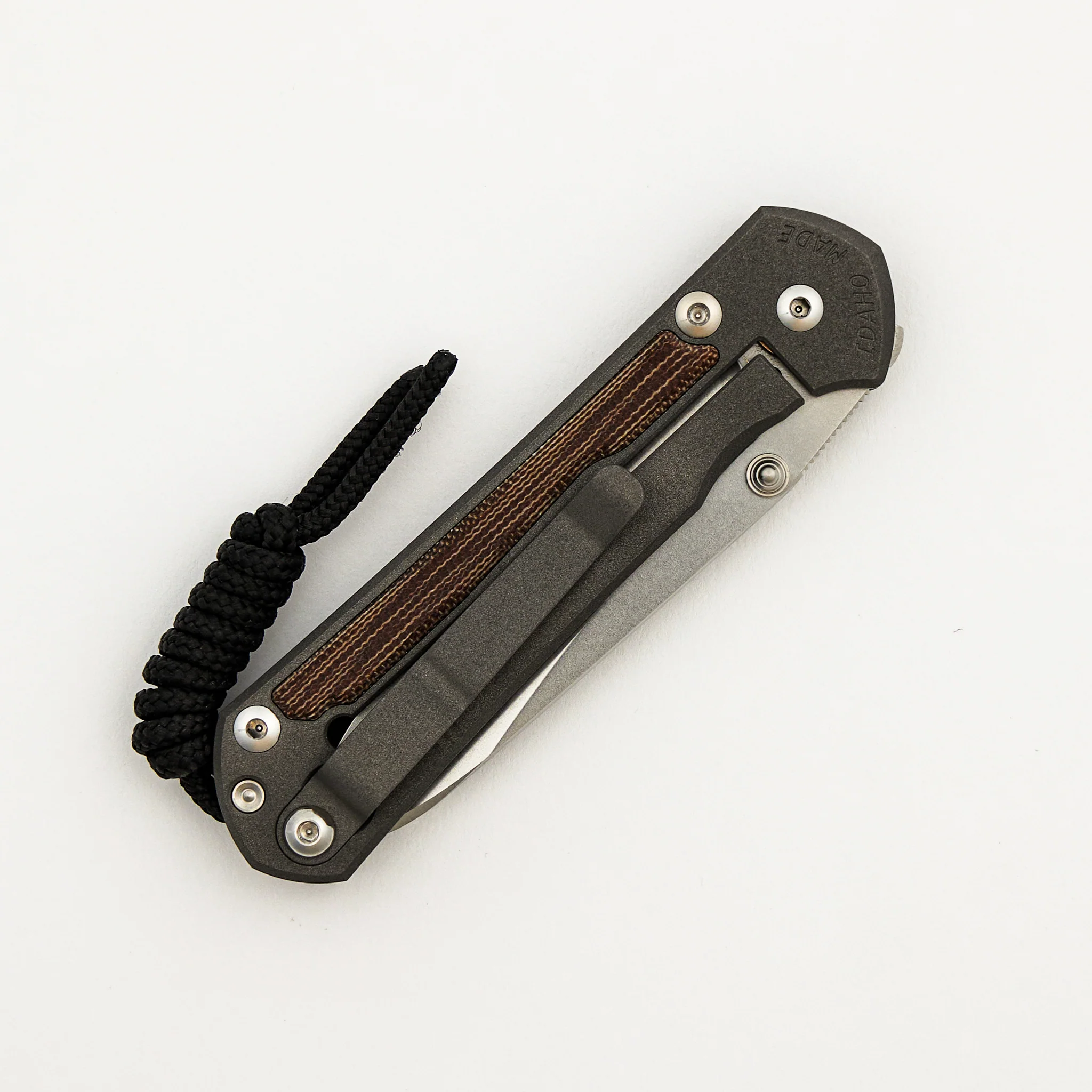 Small Sebenza 31 - Natural Canvas Micarta Inlays - Insingo CPM MagnaCut Blade - Silver Double Thumb Lugs - Image 4