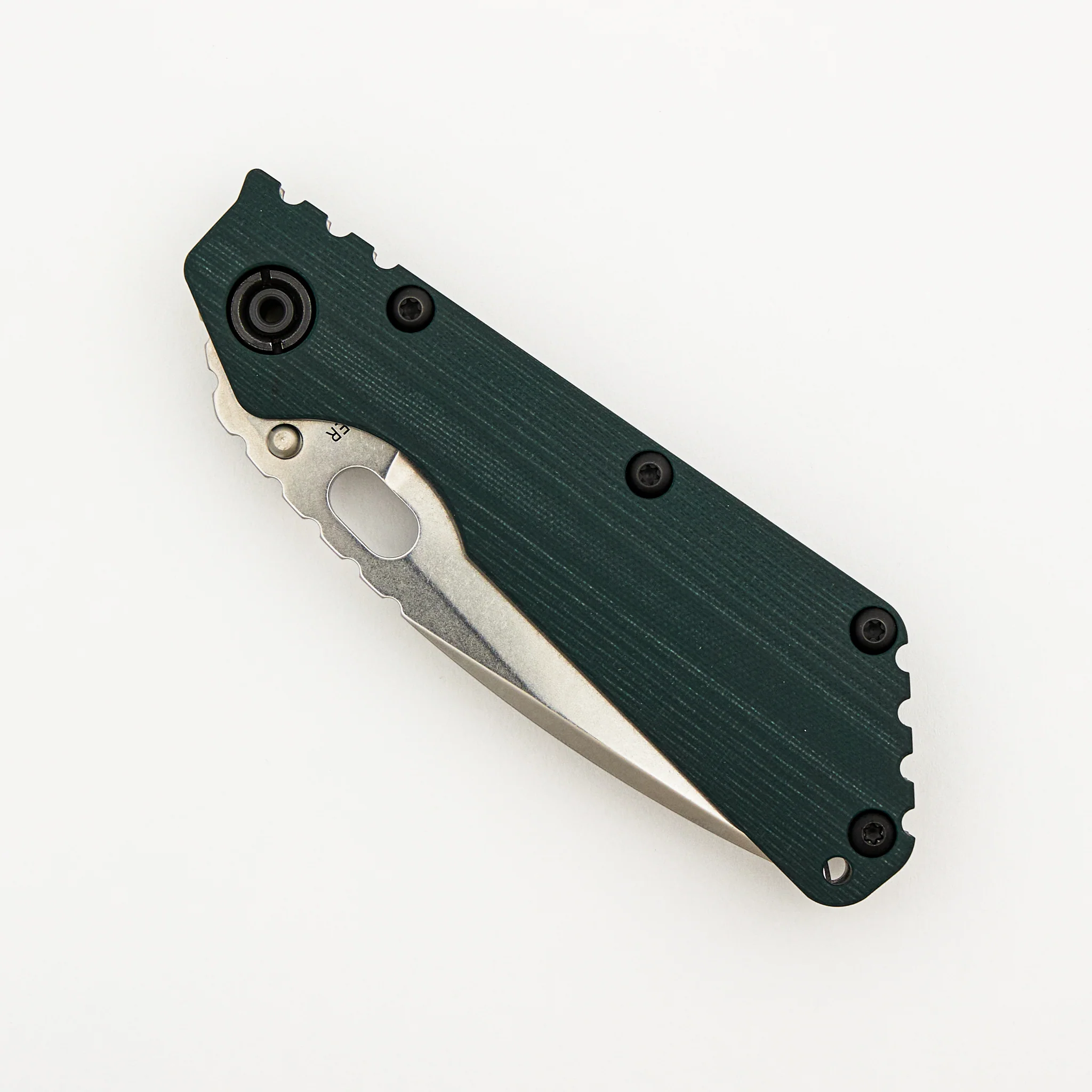 SMF - Green G10/Titanium Handle - Drop Point 20CV Blade - Image 3