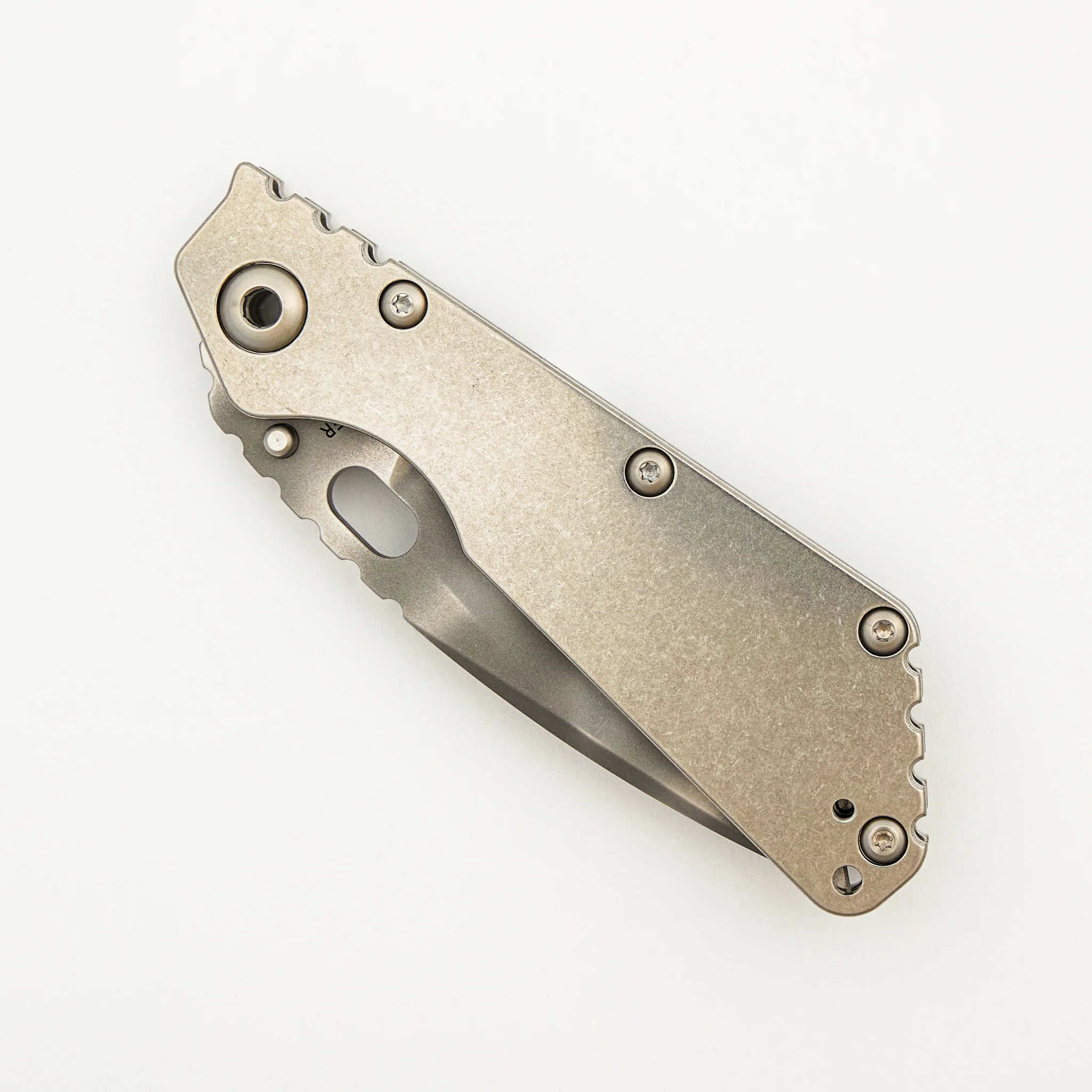 SMF - Titanium Handle - Drop Point MagnaCut Blade - Image 3