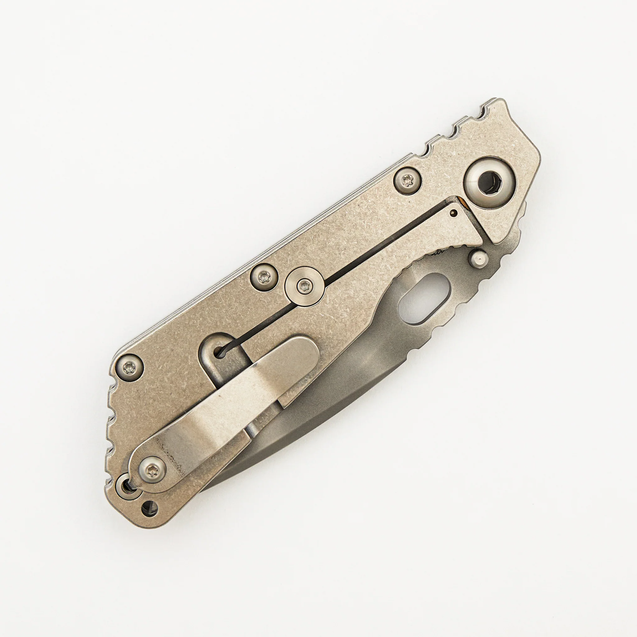 SMF - Titanium Handle - Drop Point MagnaCut Blade - Image 4