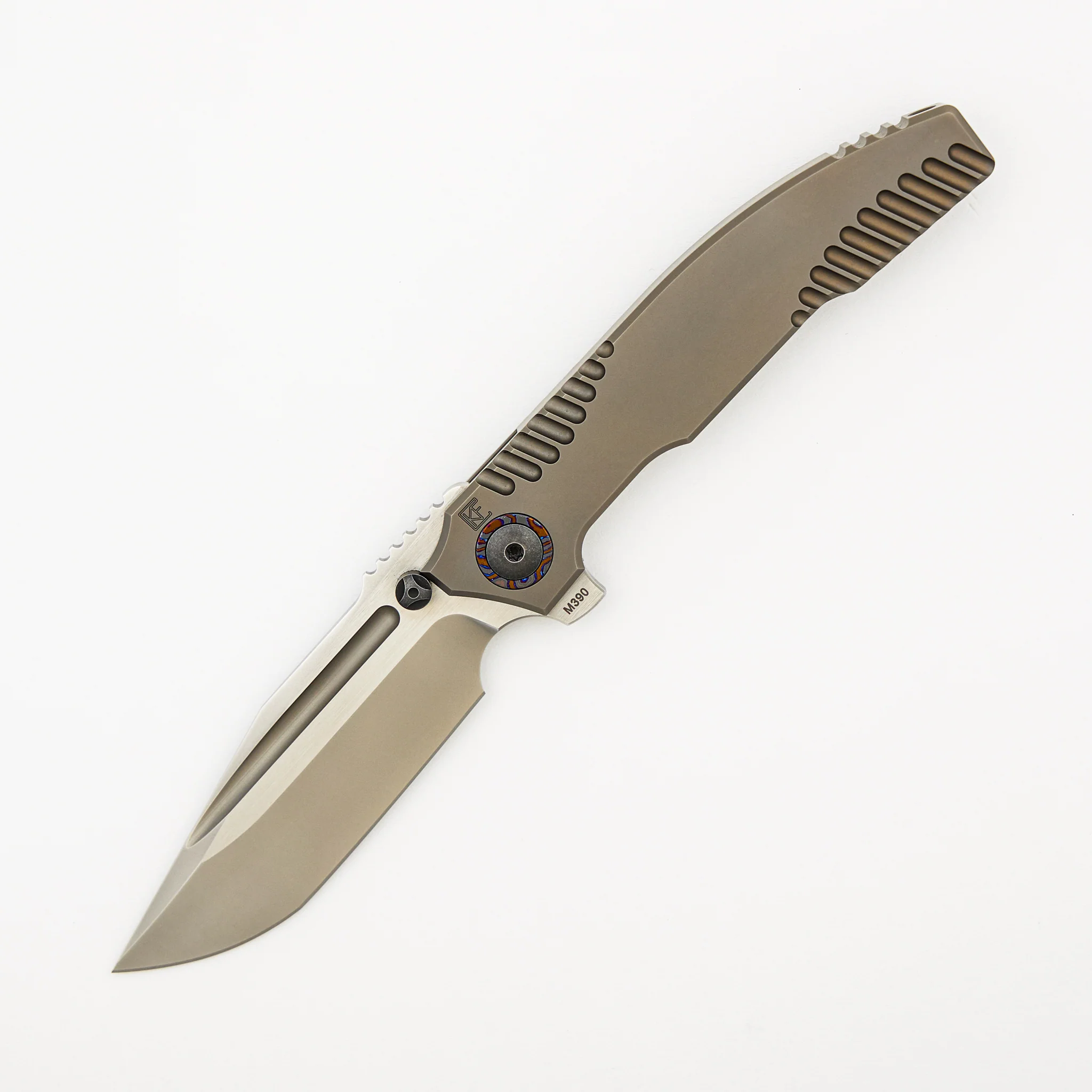 Snafu - Titanium Handle - M390 Blade #29 (Peter Rassenti Design)