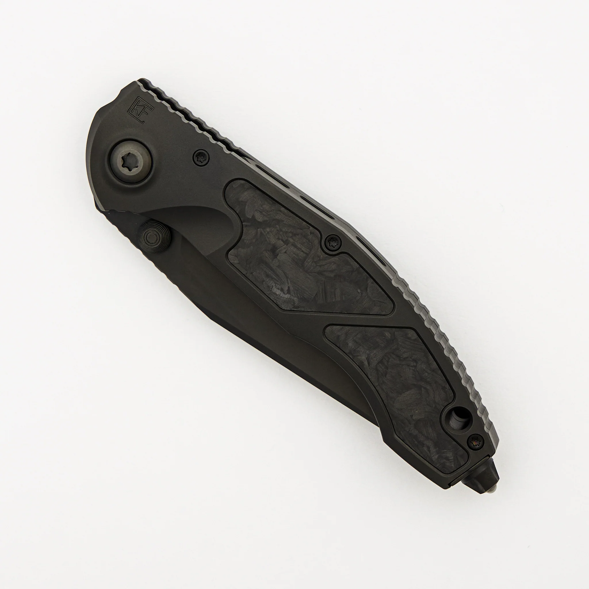Sokosha 2024 - Titanium/Carbon Fiber Handle - M398 Blade - (A. Marfione / A. Malyshev Design) - Image 3