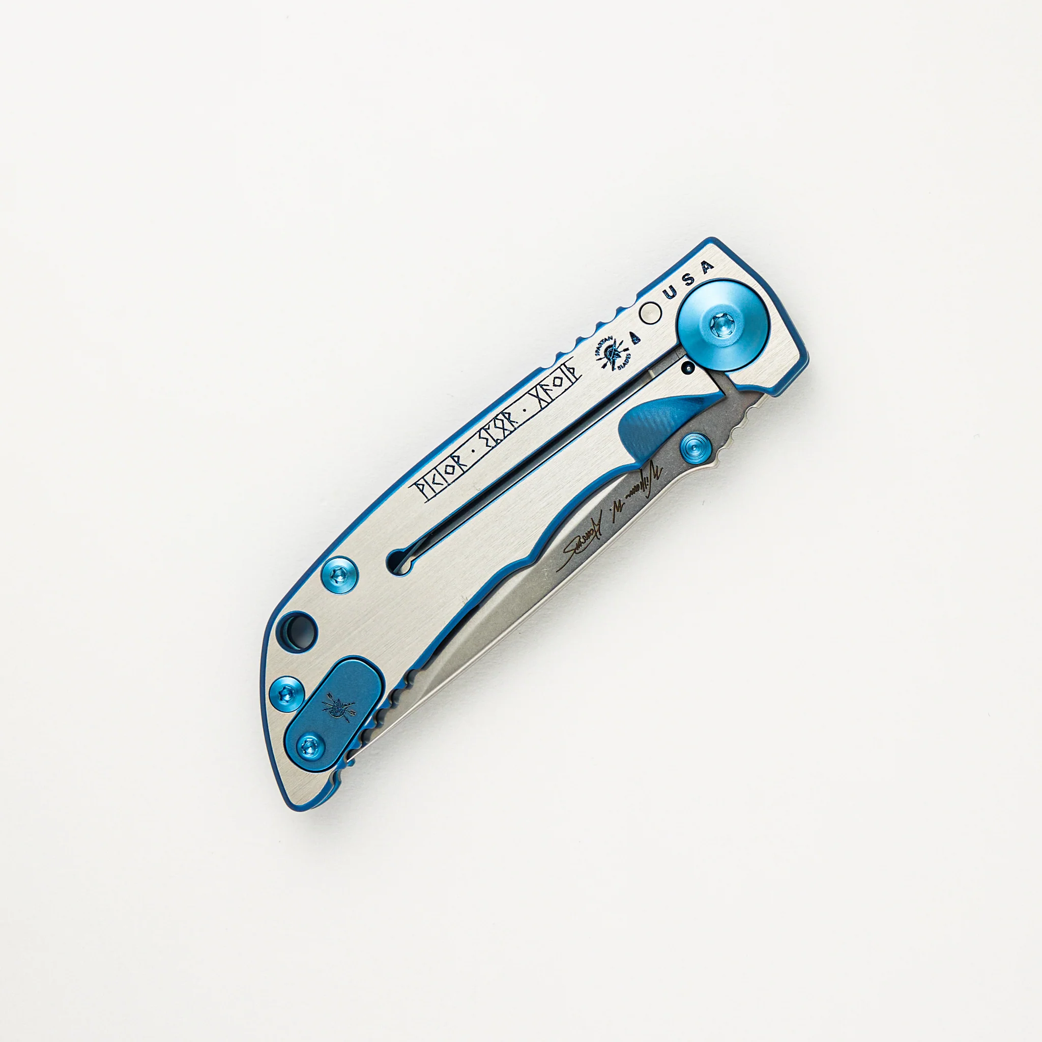 Harsey 3.25" Special Edition Viking Trail Walker - S45VN Blade - Titanium Handle - Image 4