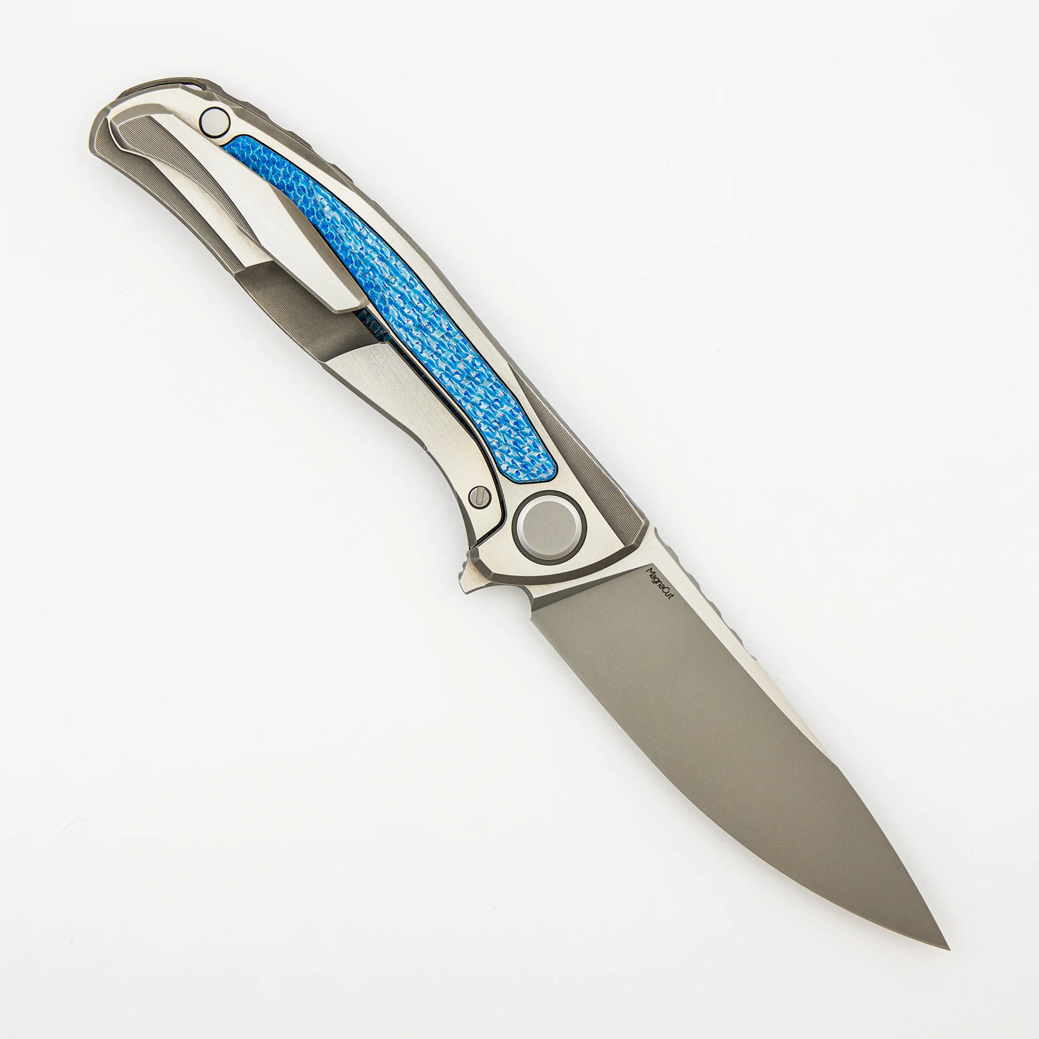 "Special Edition" Chris Reeve Collaboration Hati CGG - MagnaCut Blade - Titanium/Blue Alutex Handle - MRBS - Completed - Image 3
