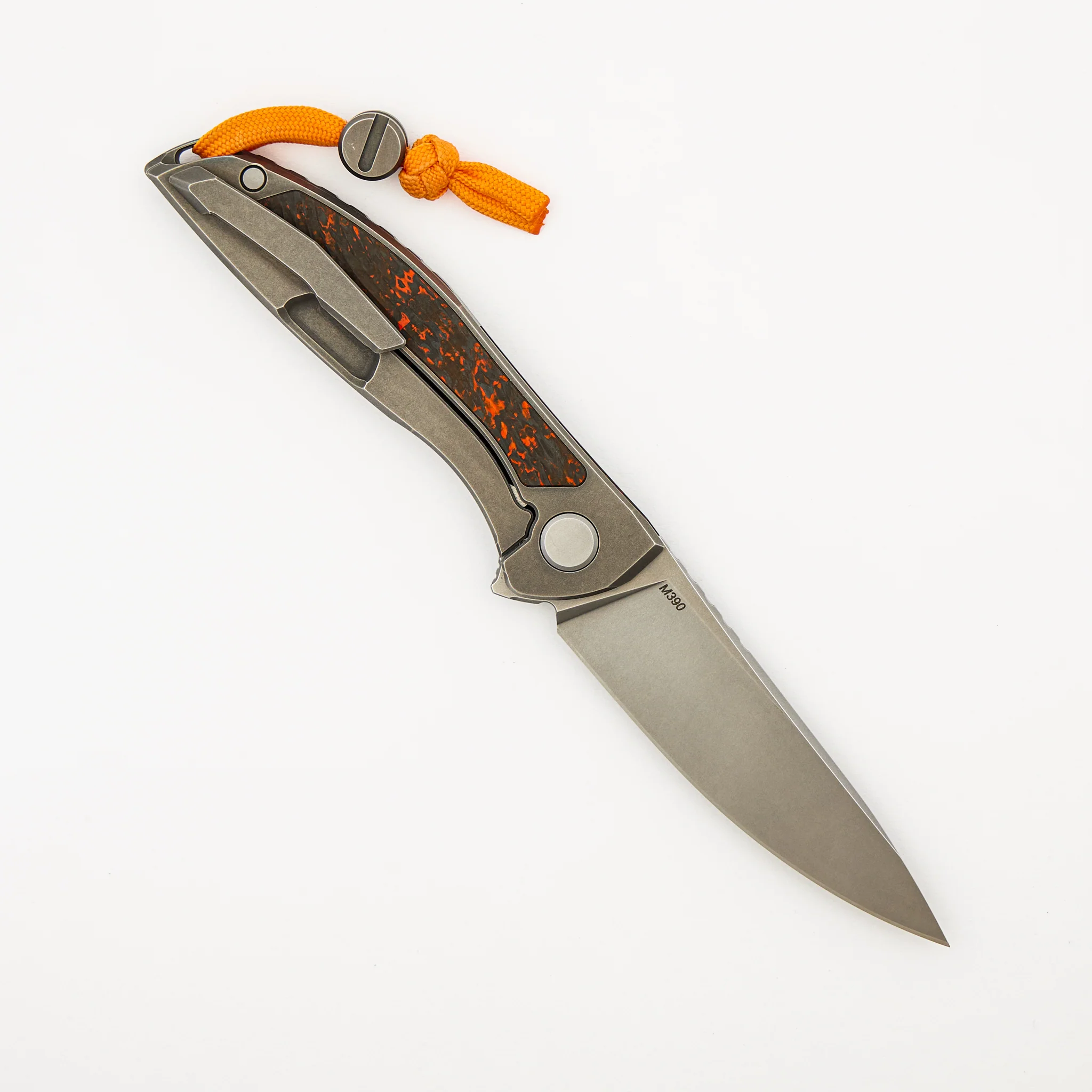 "Special Edition" HatiOn Halloween - Orange TechnoCarbo Handle - M390 Blade - MRBS - Image 2