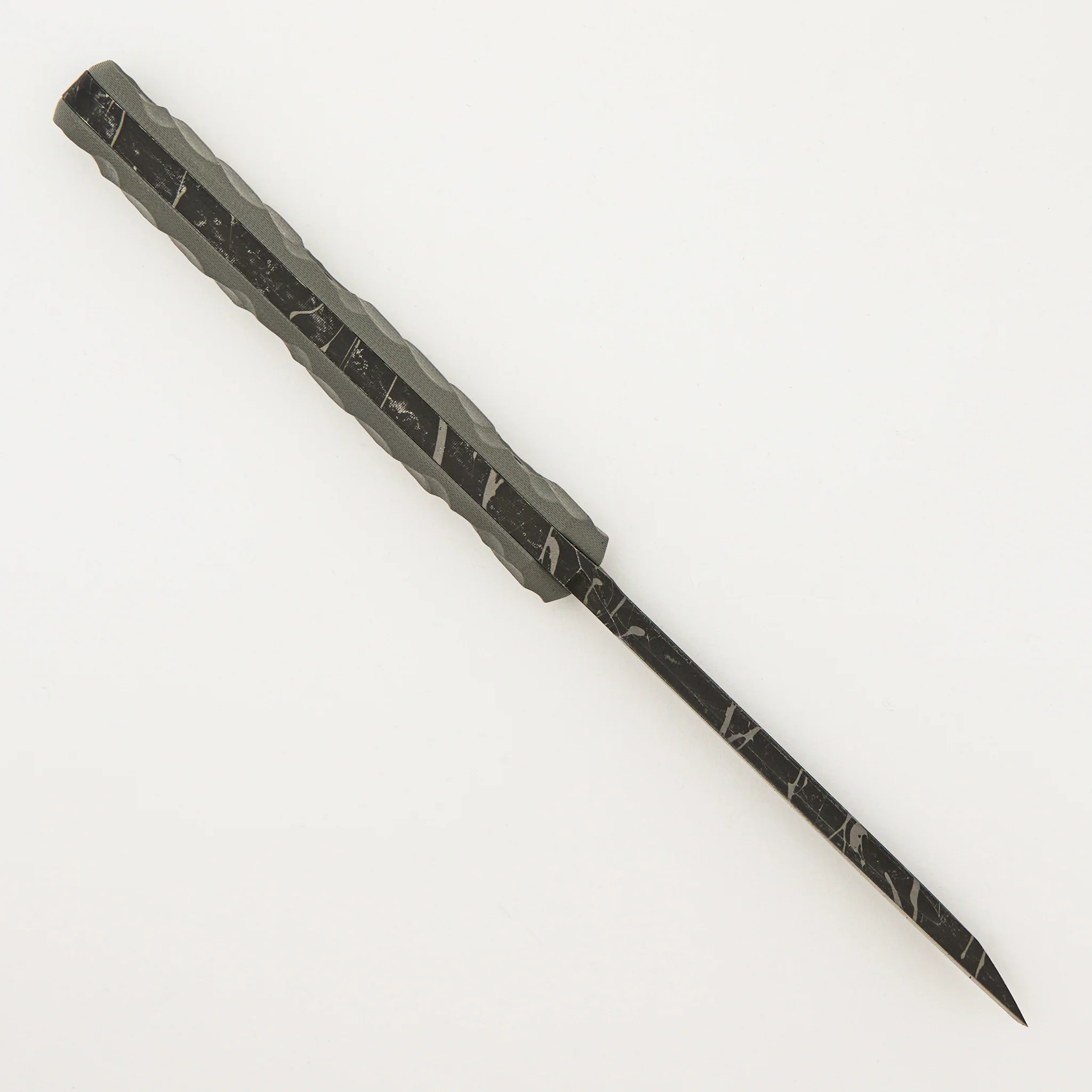 Spike - Acid Etch 3V Blade - Gray G10 Handle - Image 4