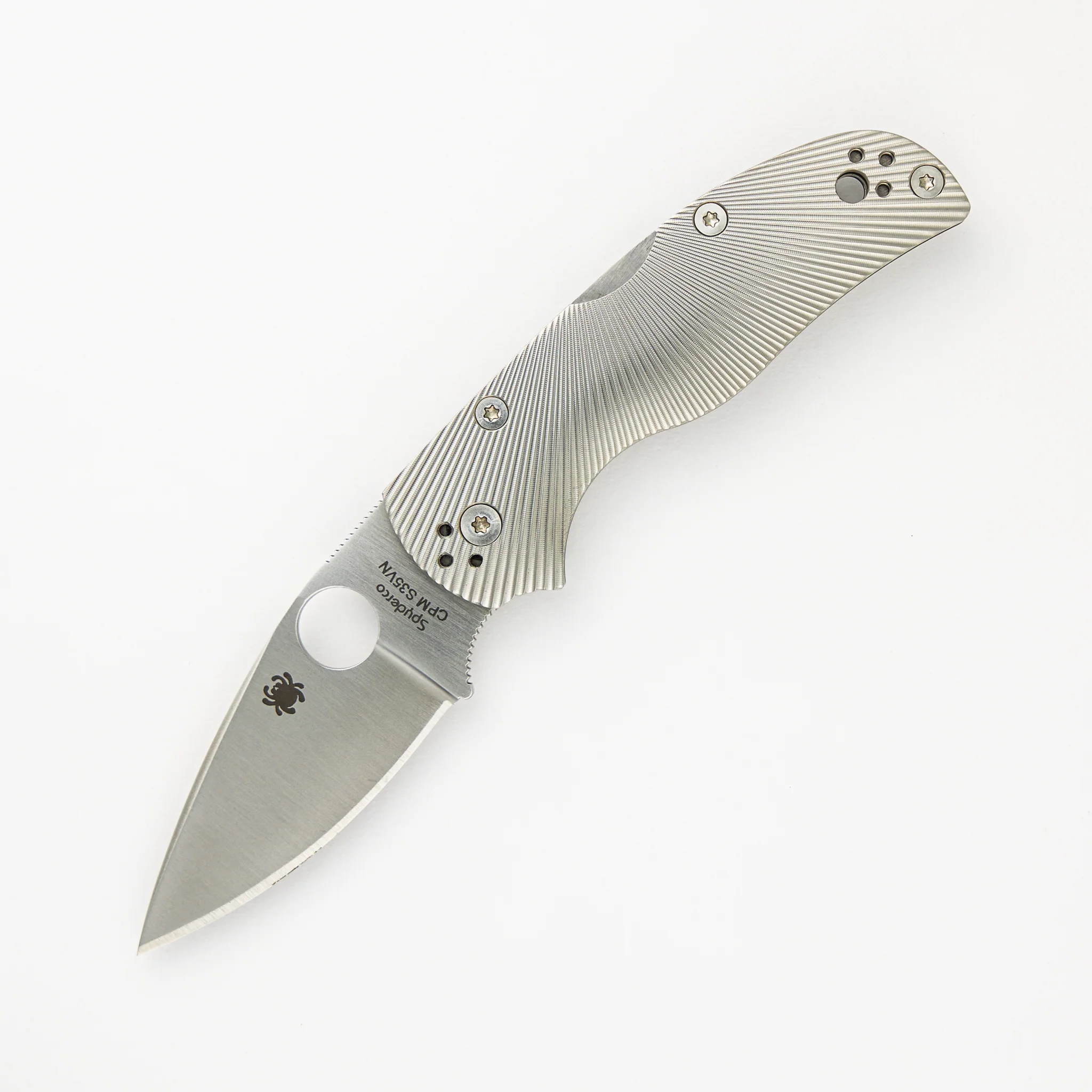 Native 5 - Fluted Titanium Handle - CPM S35VN Blade