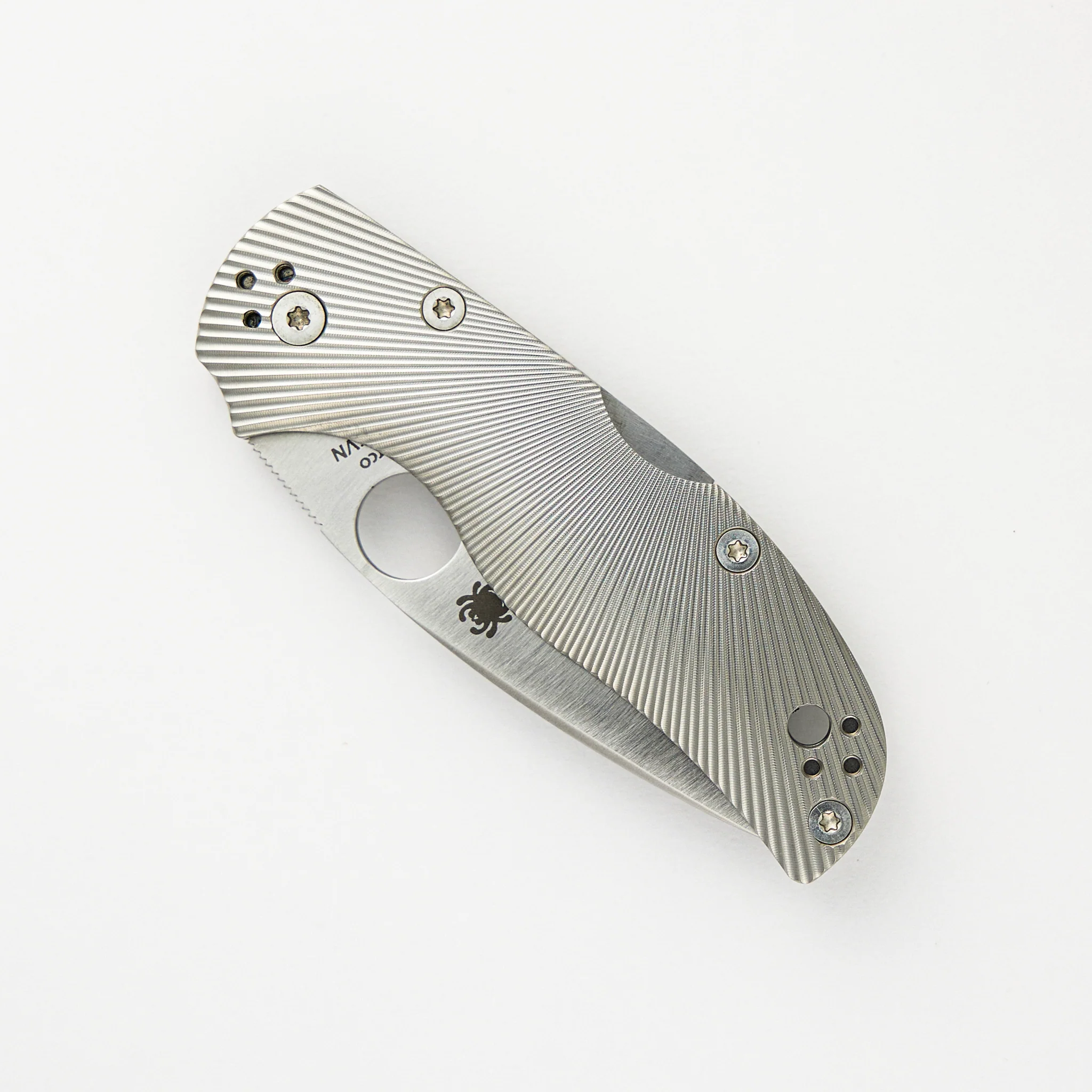 Native 5 - Fluted Titanium Handle - CPM S35VN Blade - Image 3