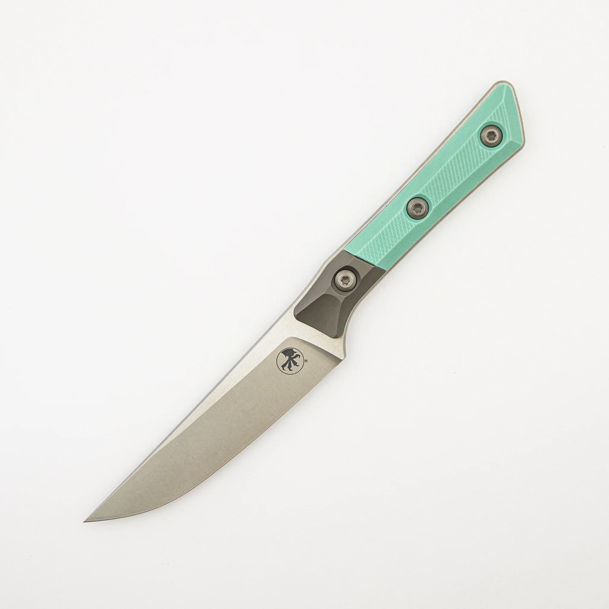 Steak Knife Set - G-10 Caribbean Blue - Bead Blast Bolster - Stonewash Standard - 3600B-10 SETCA - Image 3
