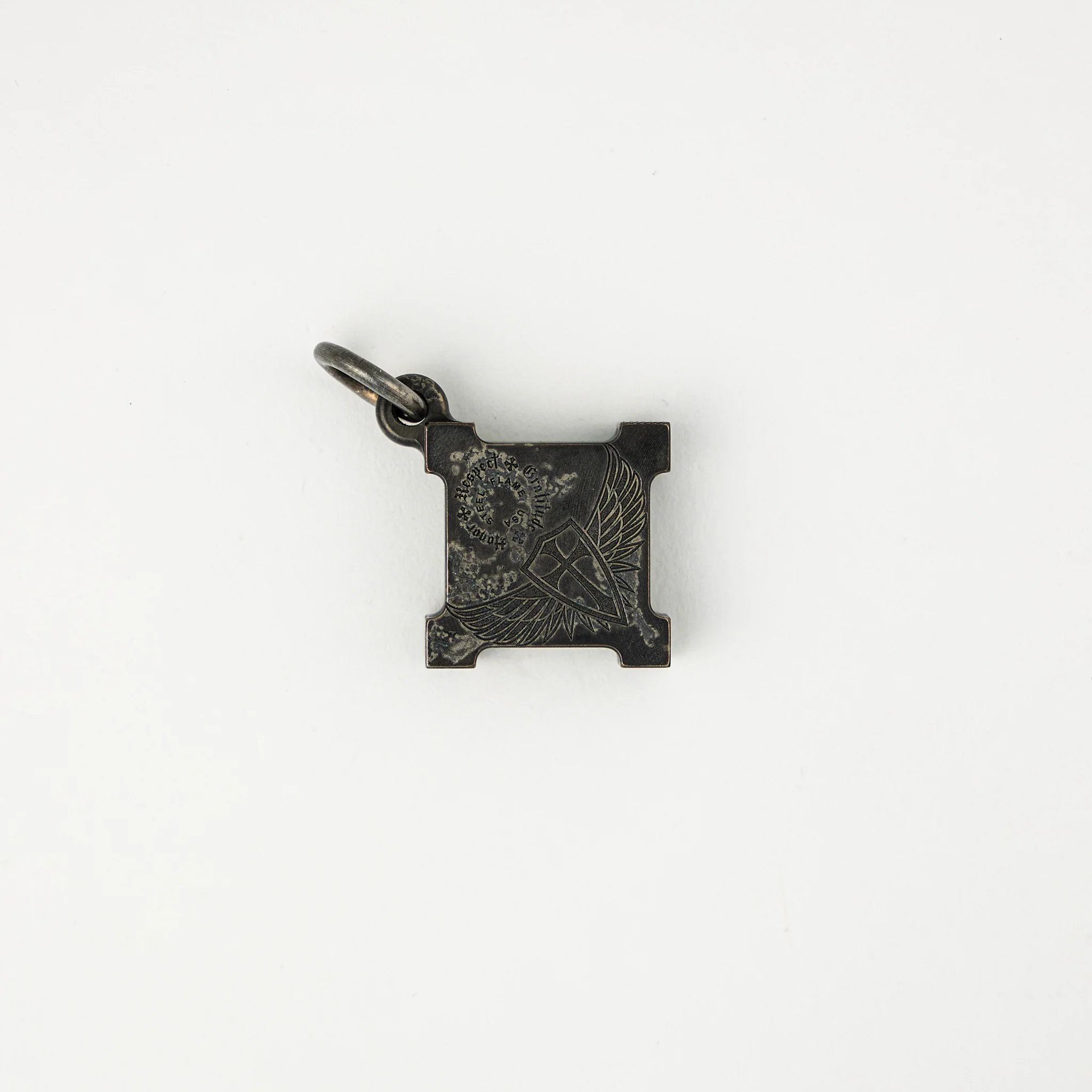 Killbox Pendant W/ Seed Bead Chain - Niobium - Image 2