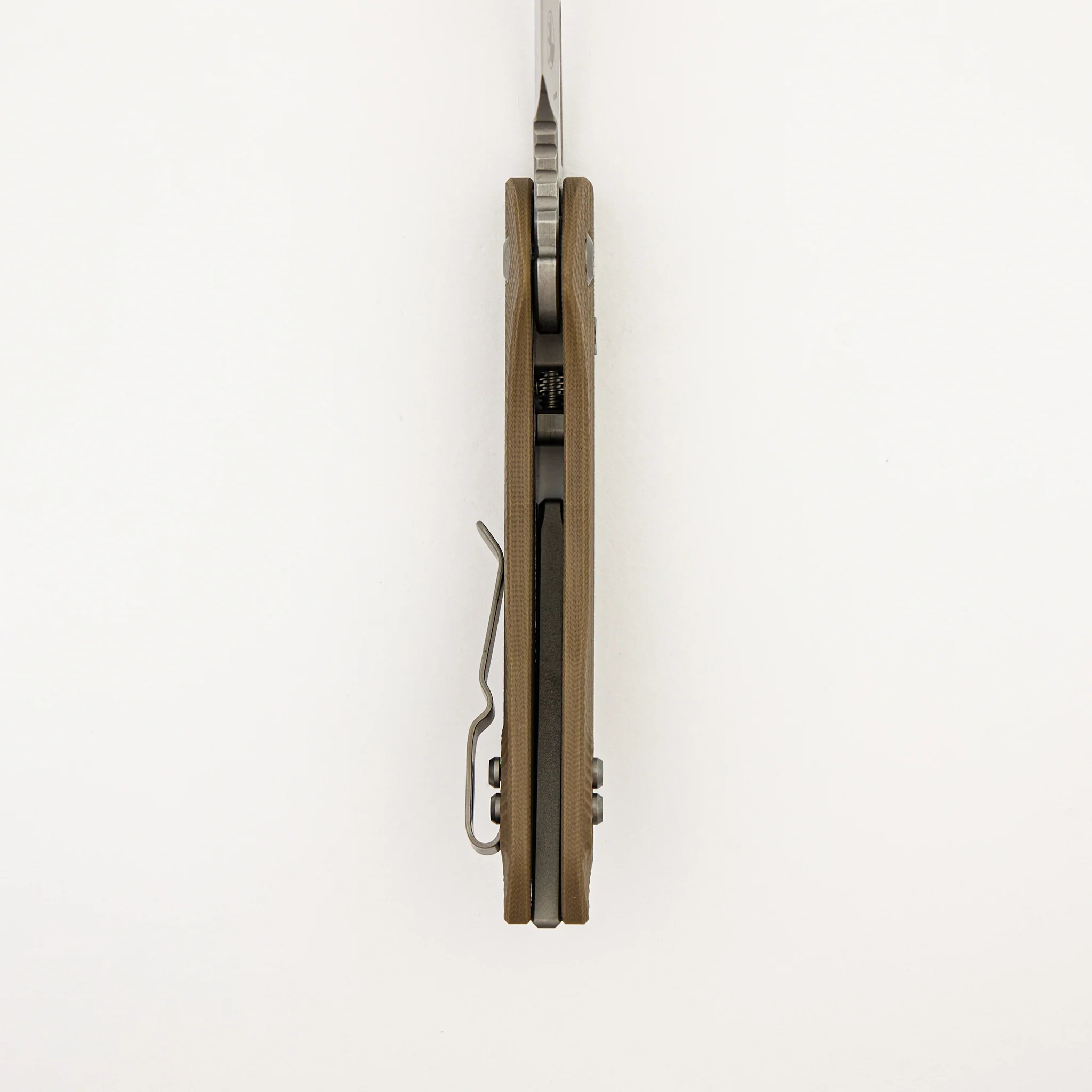 Stitch - RAM-LOK S/E Fluted G-10 Tan Stonewash Standard 169RL-10 FLGTTA (Borka Blades Design) - Image 6