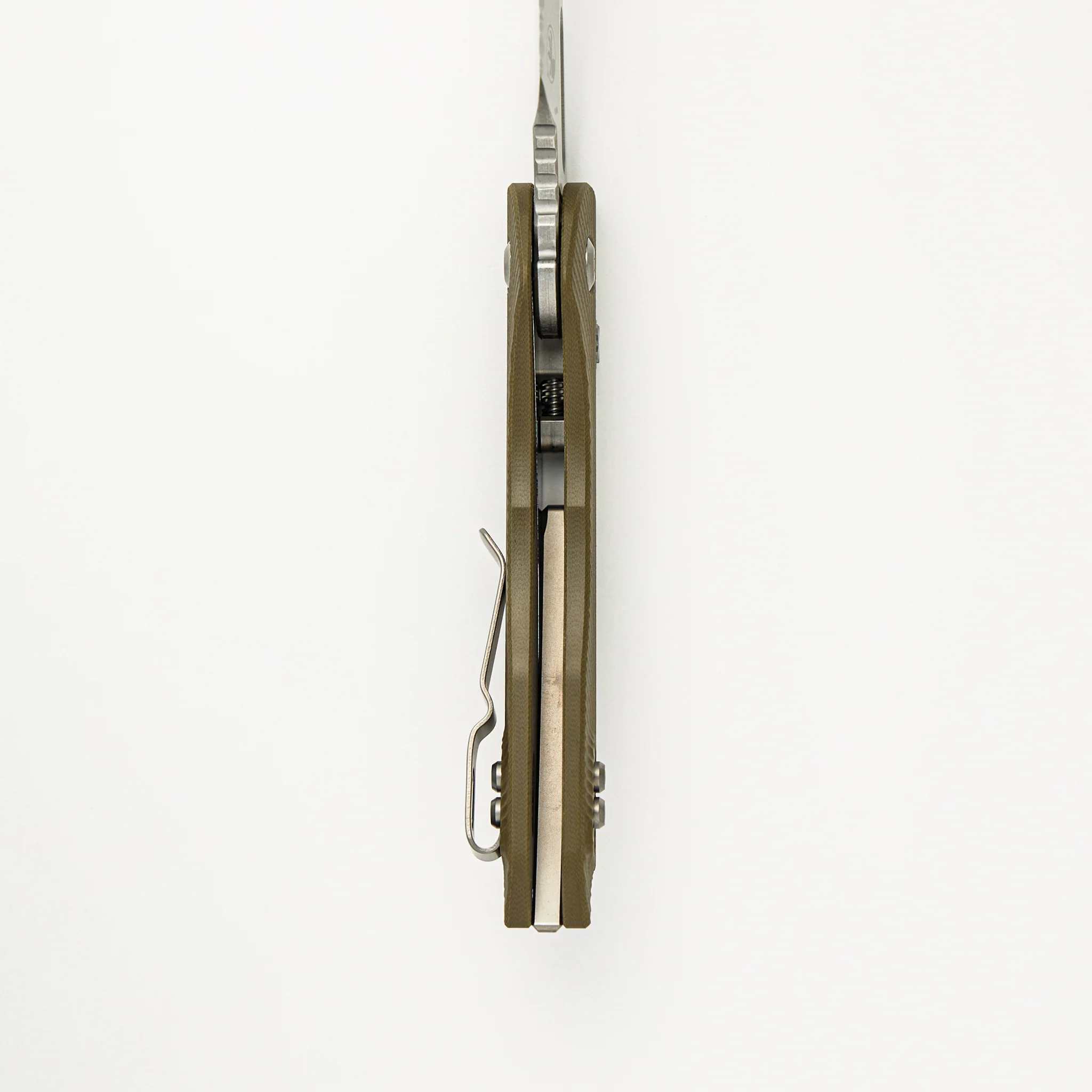 Stitch – RAM-LOK S/E Fluted G10 OD Green Stonewash Partial Serrated 169RL-11FLGTOD (Borka Blades Design) - Image 6