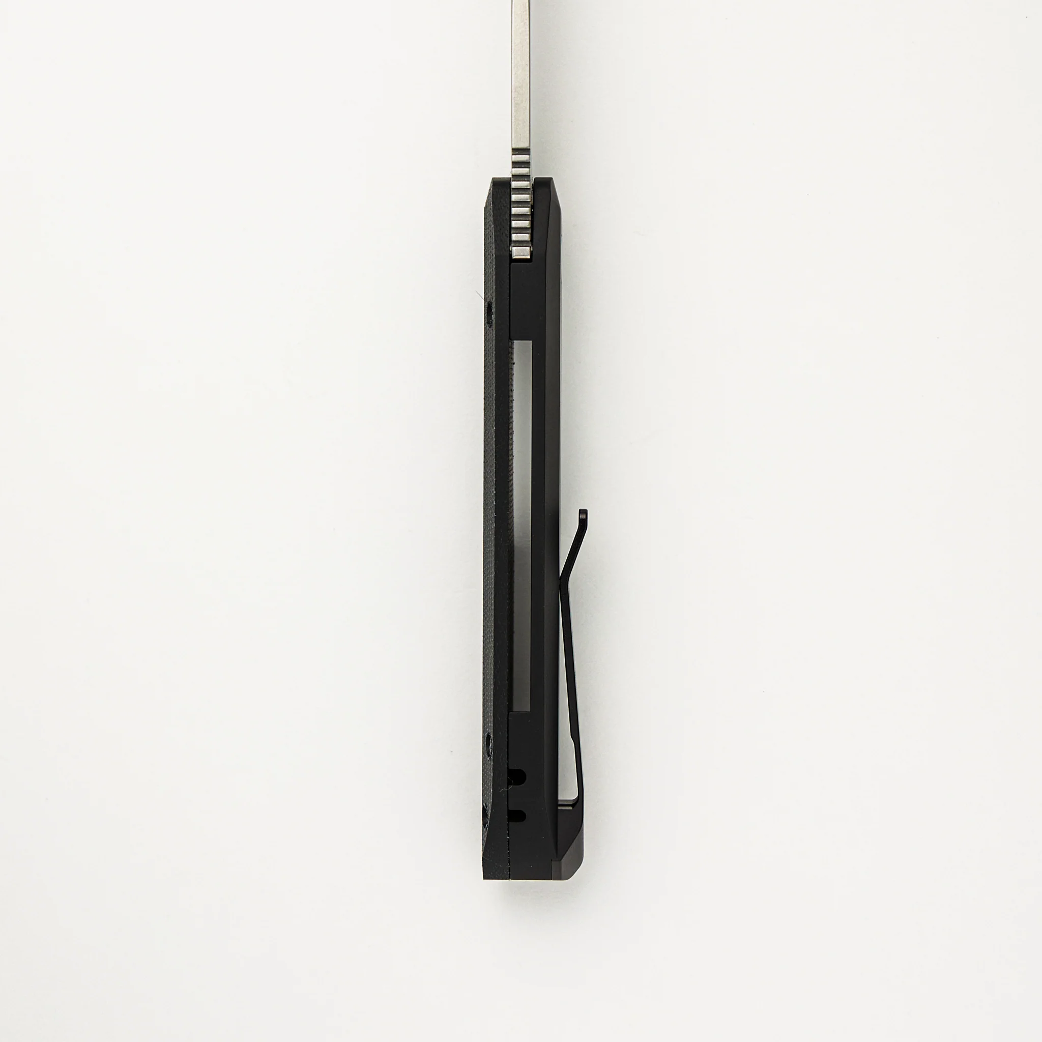 Synapse - Black Aluminum Handle W/ Black Canvas Micarta Lid - Stonewash MagnaCut Blade - VERO1211-BLK MIC (Vero Design) - Image 7