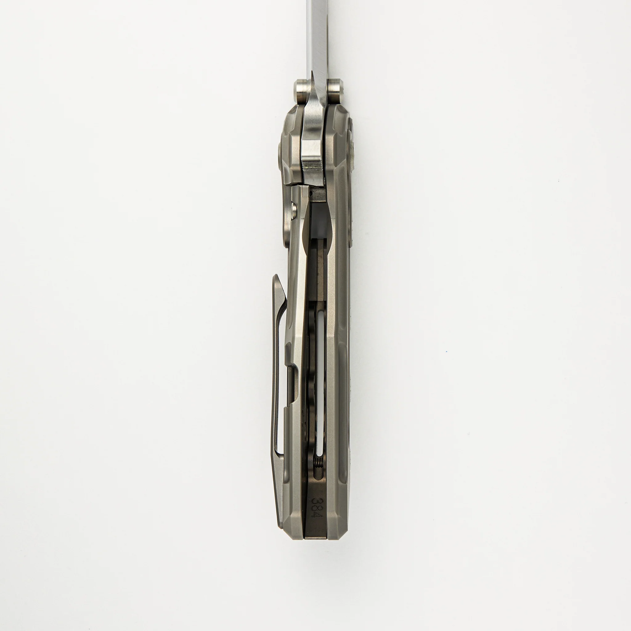 T1000 - Titanium Handle - CPM-3V Blade - S/N 384 - Image 6