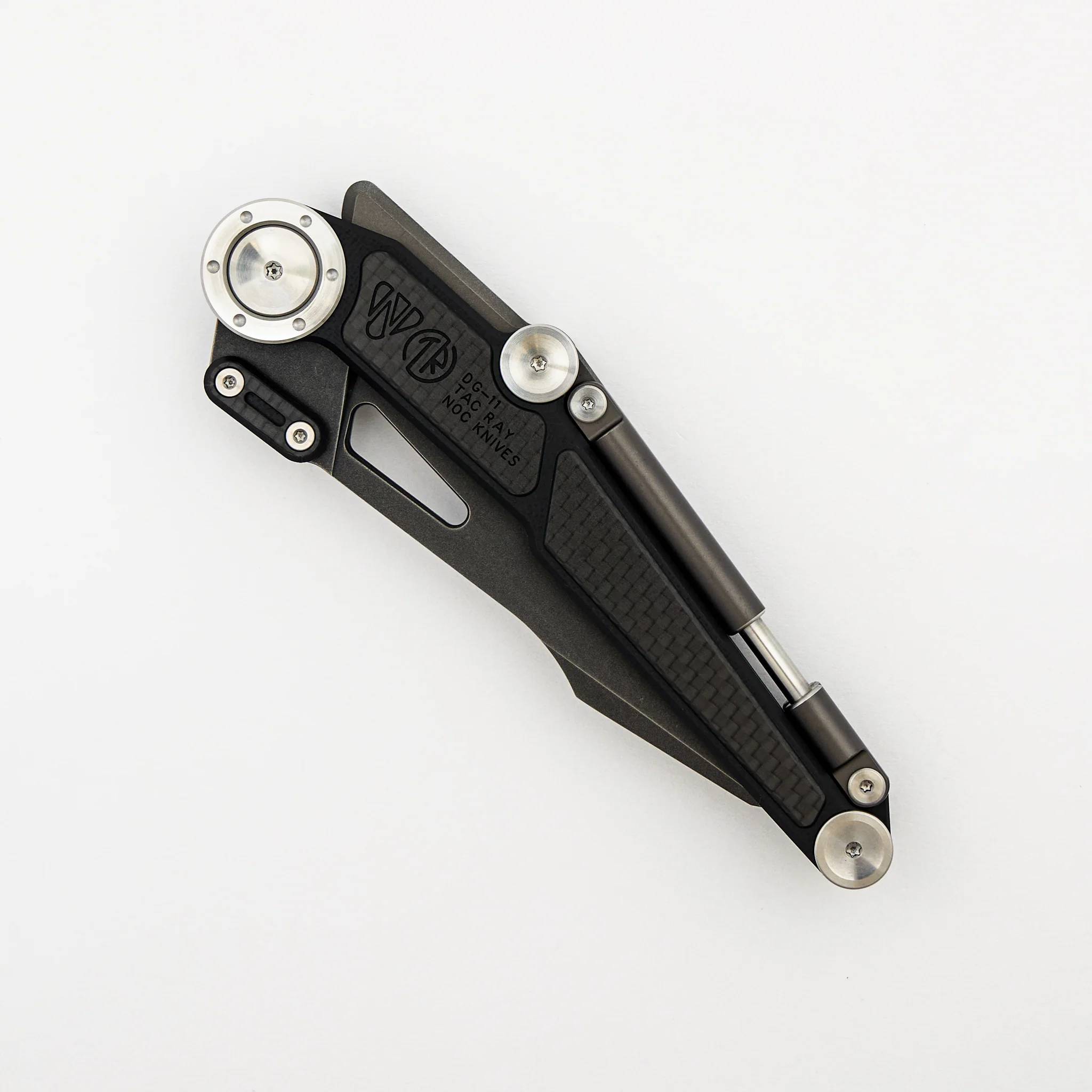 Tacray DG-11 - Black G10/Carbon Fiber Handle - 440C Blade - Image 3