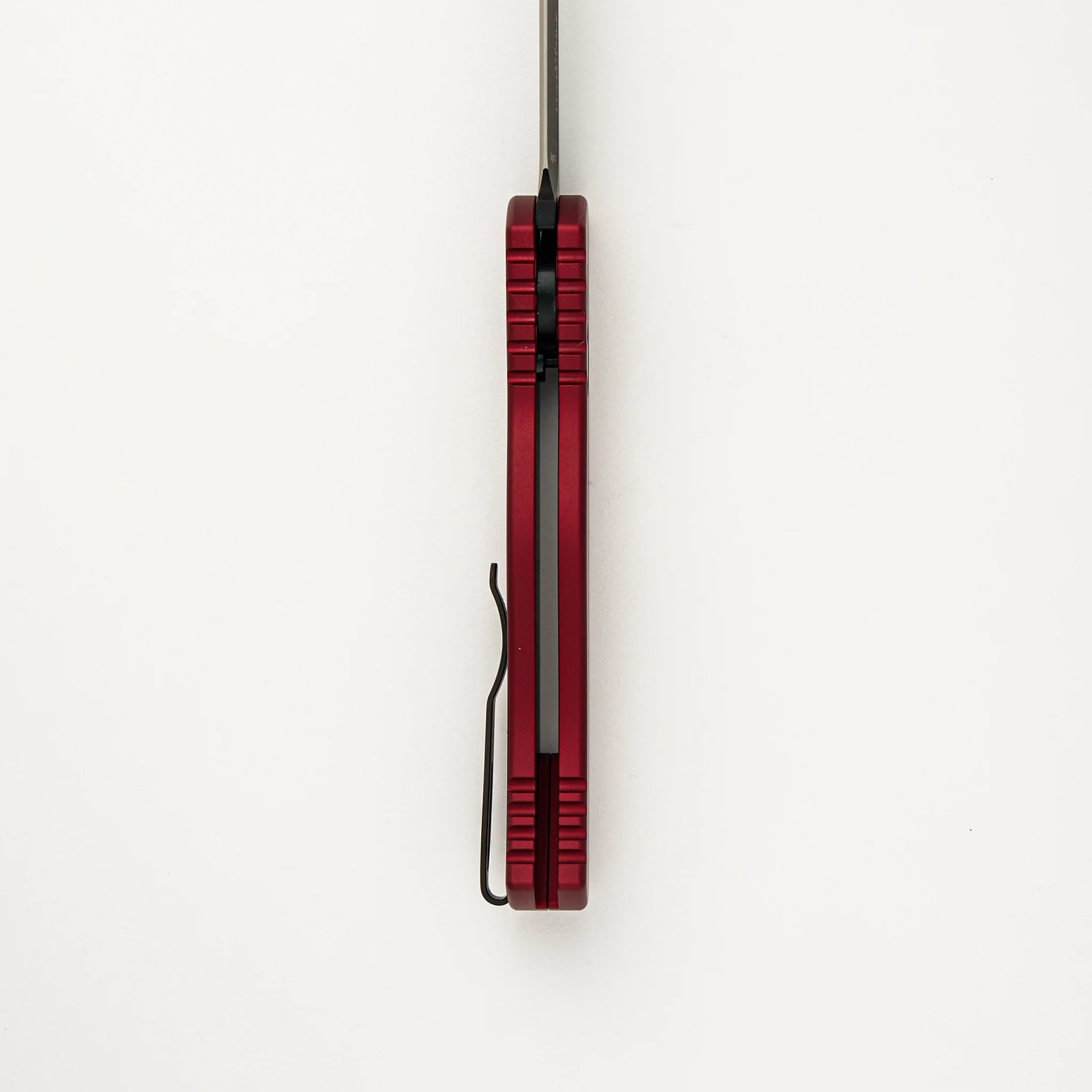 Tactical Response 2 Auto - Solid Red Aluminum Handle - DLC Black MagnaCut Blade - T203-RED - Image 6