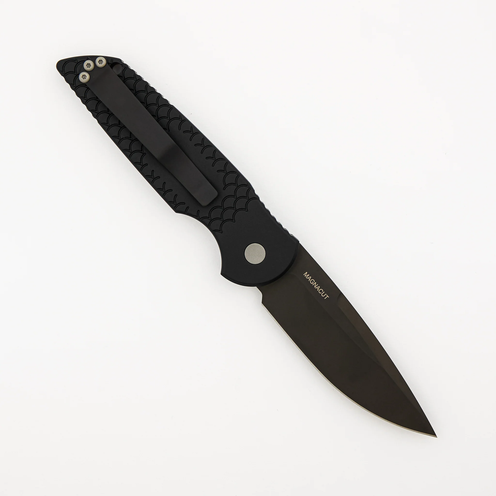 Tactical Response 3 - TR-3 X1 MC - Black "Fish Scale" Handle - MagnaCut Blade - Image 2
