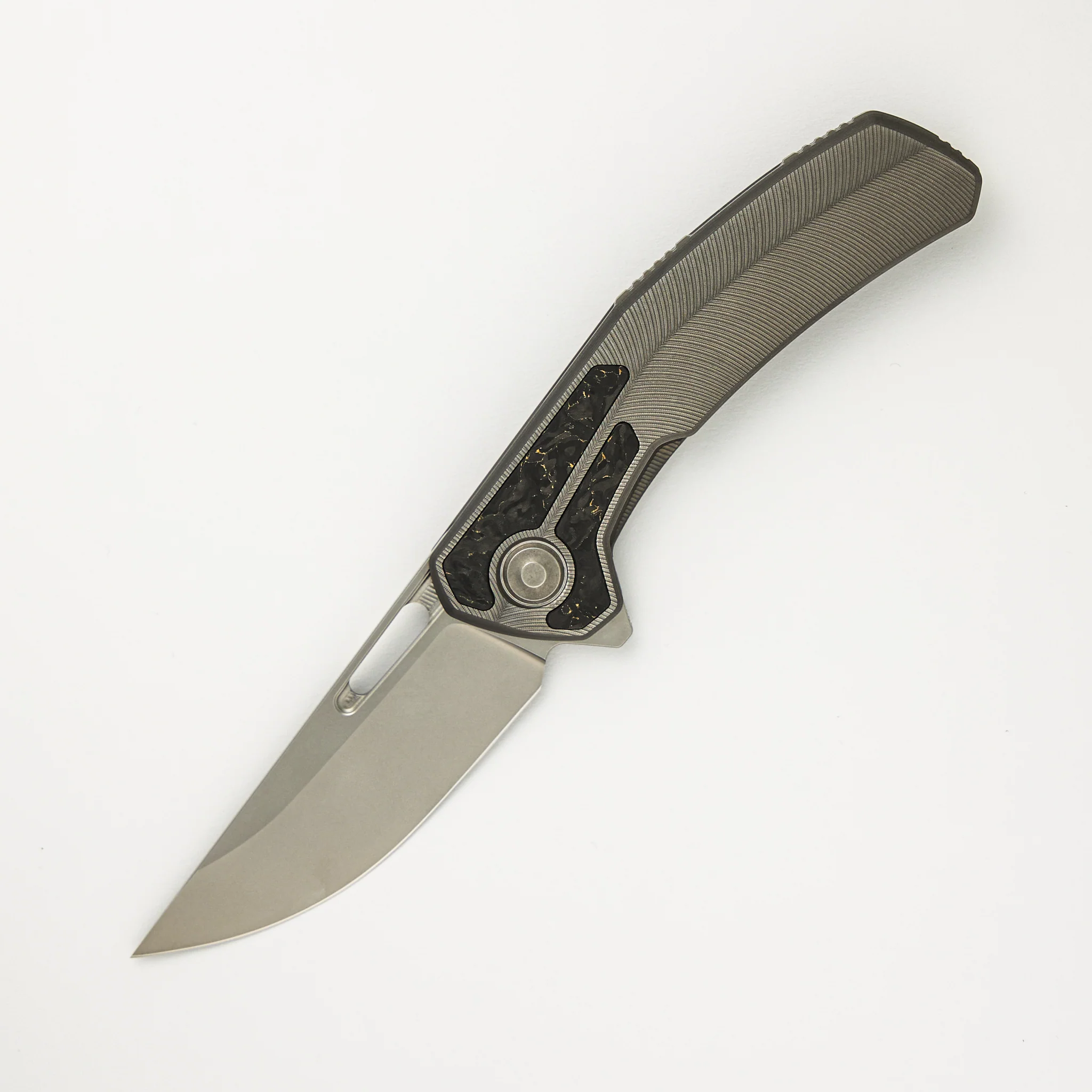 Archer - Titanium/Bronze TechnoCarbo Textured Handle - MagnaCut Blade