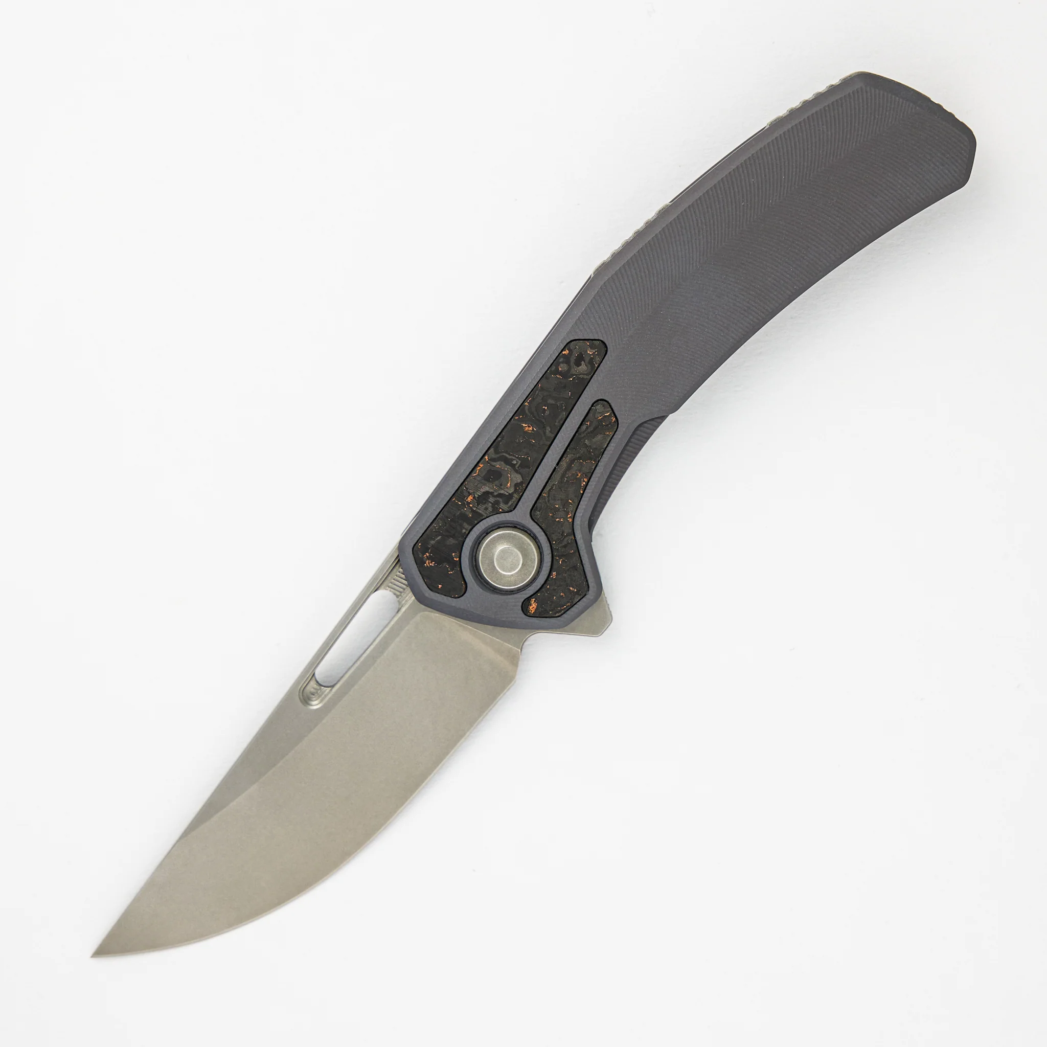 Archer - Titanium/Copper TechnoCarbo Textured Handle - MagnaCut Blade
