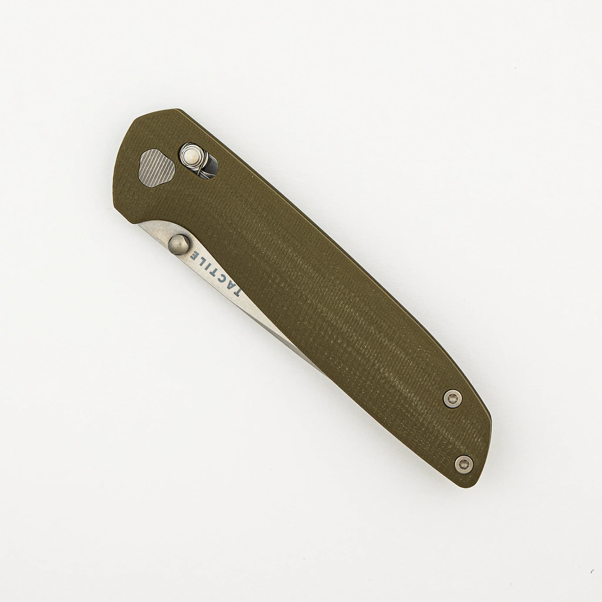 Maverick β Stonewash MagnaCut Blade β Green G10 Handle - Image 3