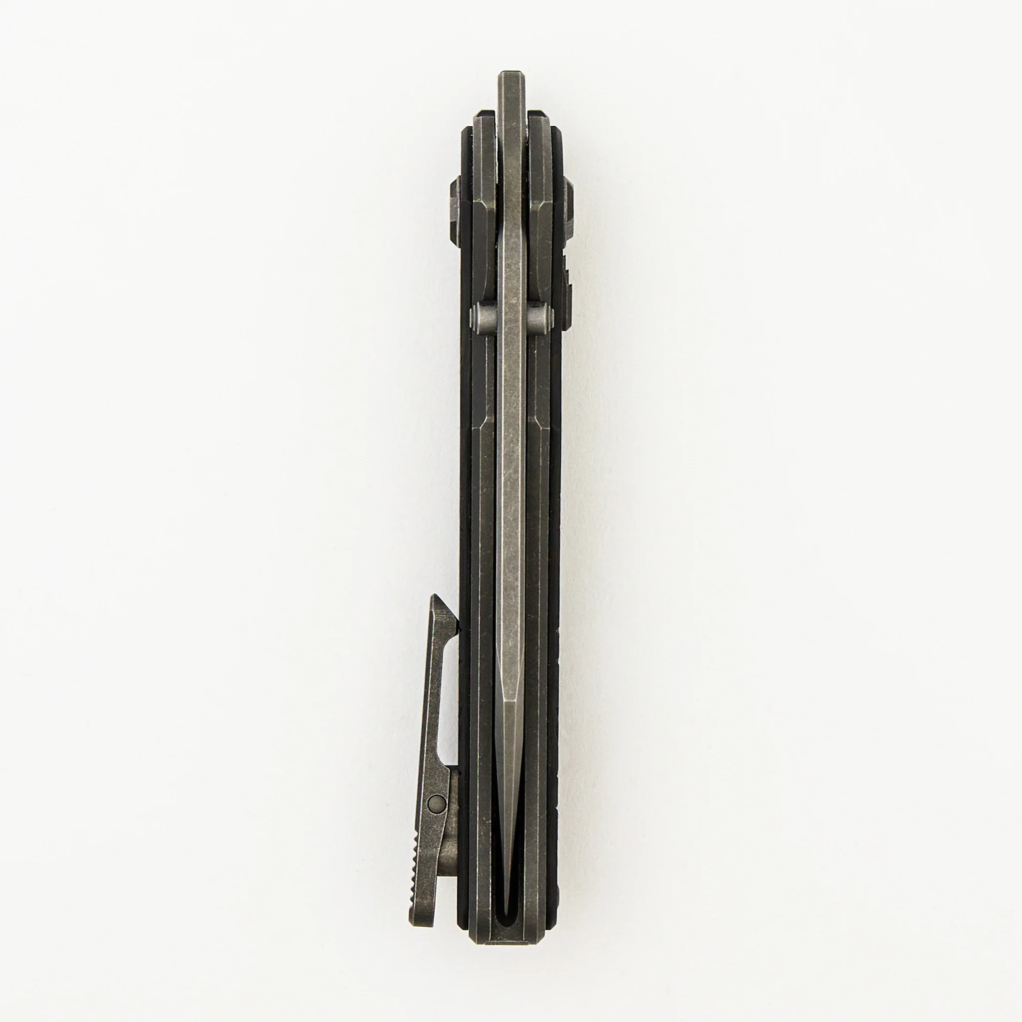 Talon - Stonewash Titanium/Black Dunes Fat Carbon Handle - M390 Blade - Image 5