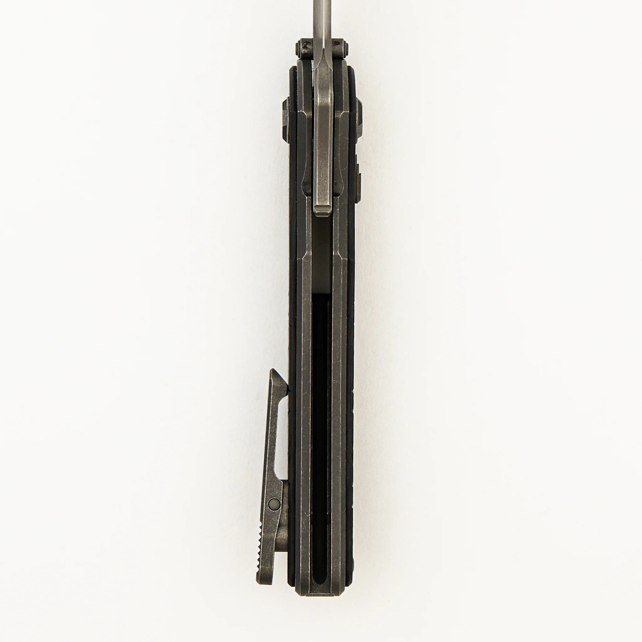 Talon - Stonewash Titanium/Black Dunes Fat Carbon Handle - M390 Blade - Image 6