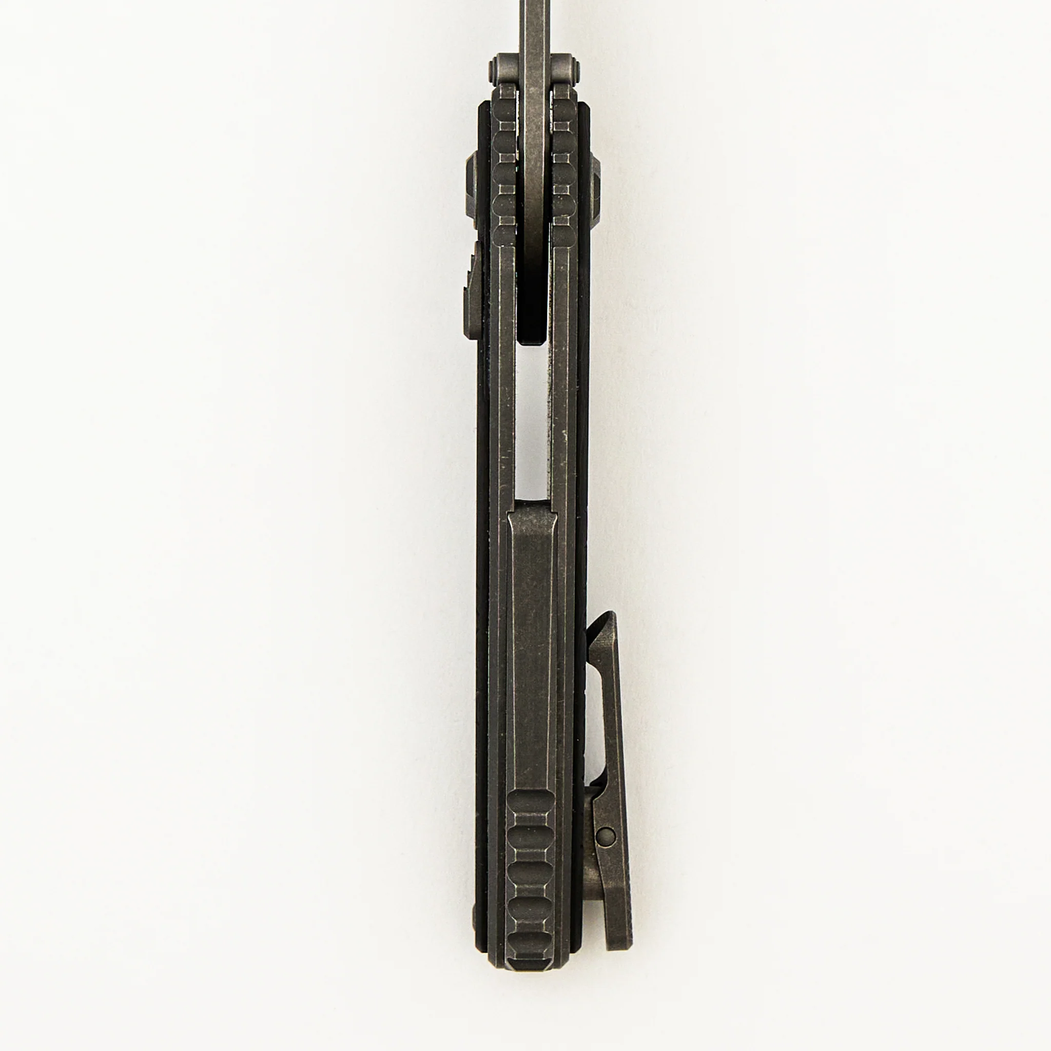 Talon - Stonewash Titanium/Black Dunes Fat Carbon Handle - M390 Blade - Image 7