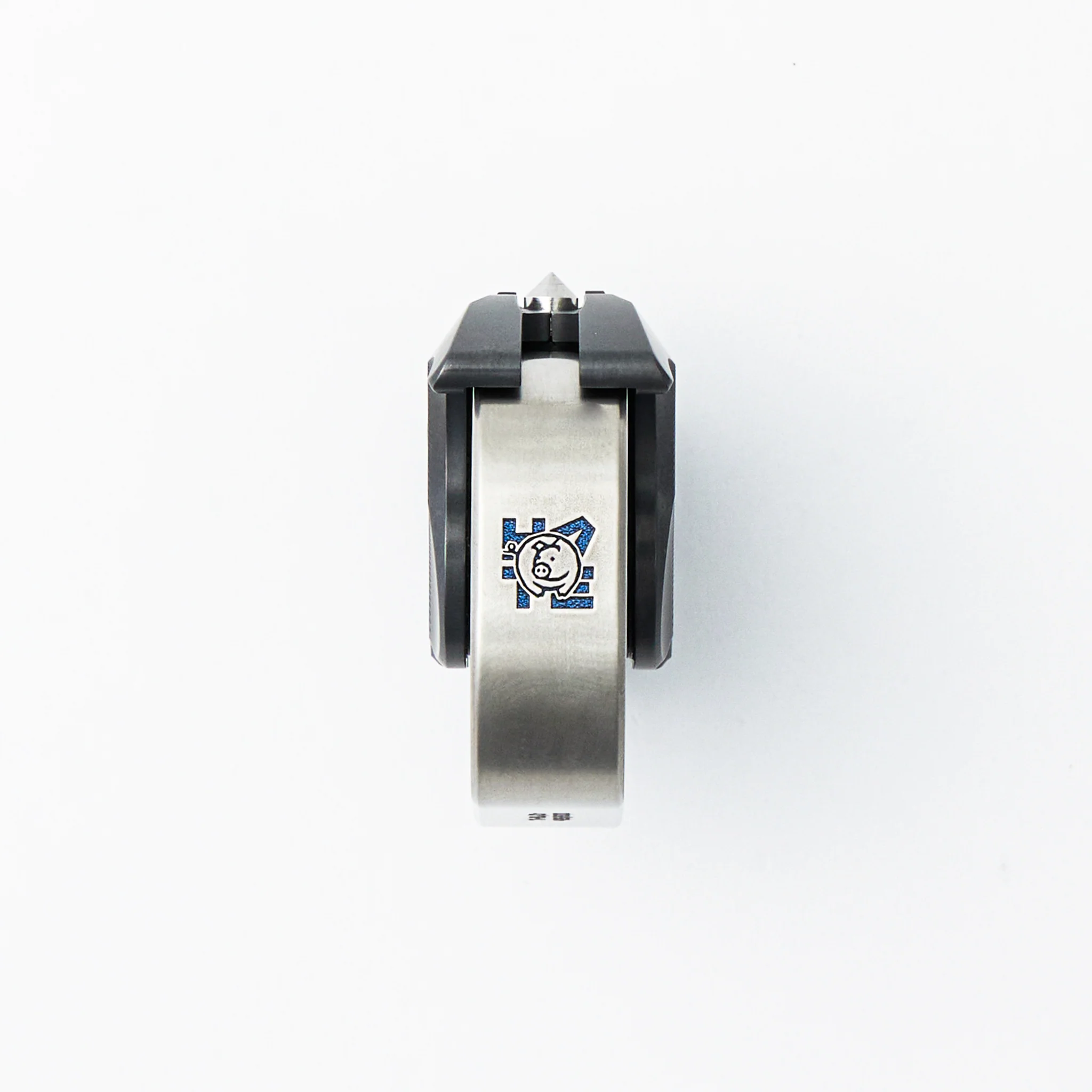 The HateDust Project Armored Boar Bottle Opener - EDC House Series - Titanium/Zirconium - Image 8