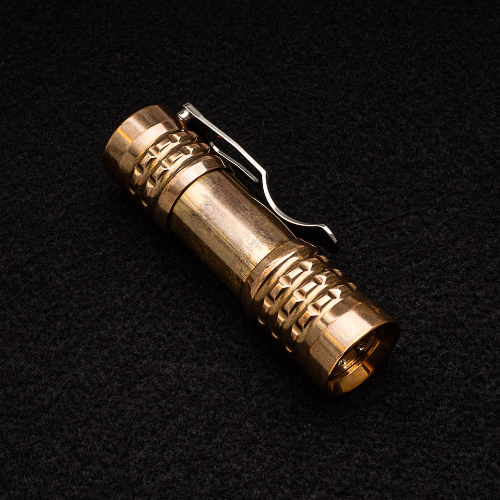 Pele Polished Bronze Flashlight - Image 3