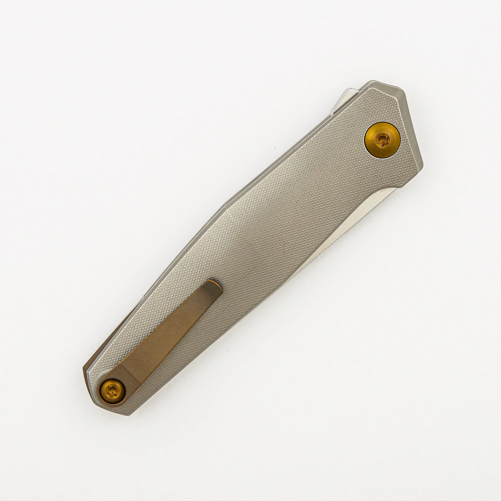 Toko - Grey/Amber Ano Titanium Handle - RWL34 Blade - Image 4