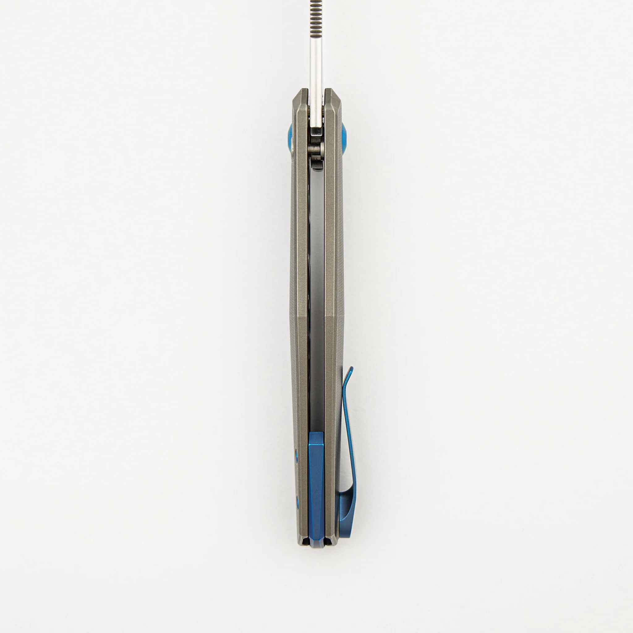 Toko - Grey/Blue Titanium Handle - RWL34 Blade - Image 7