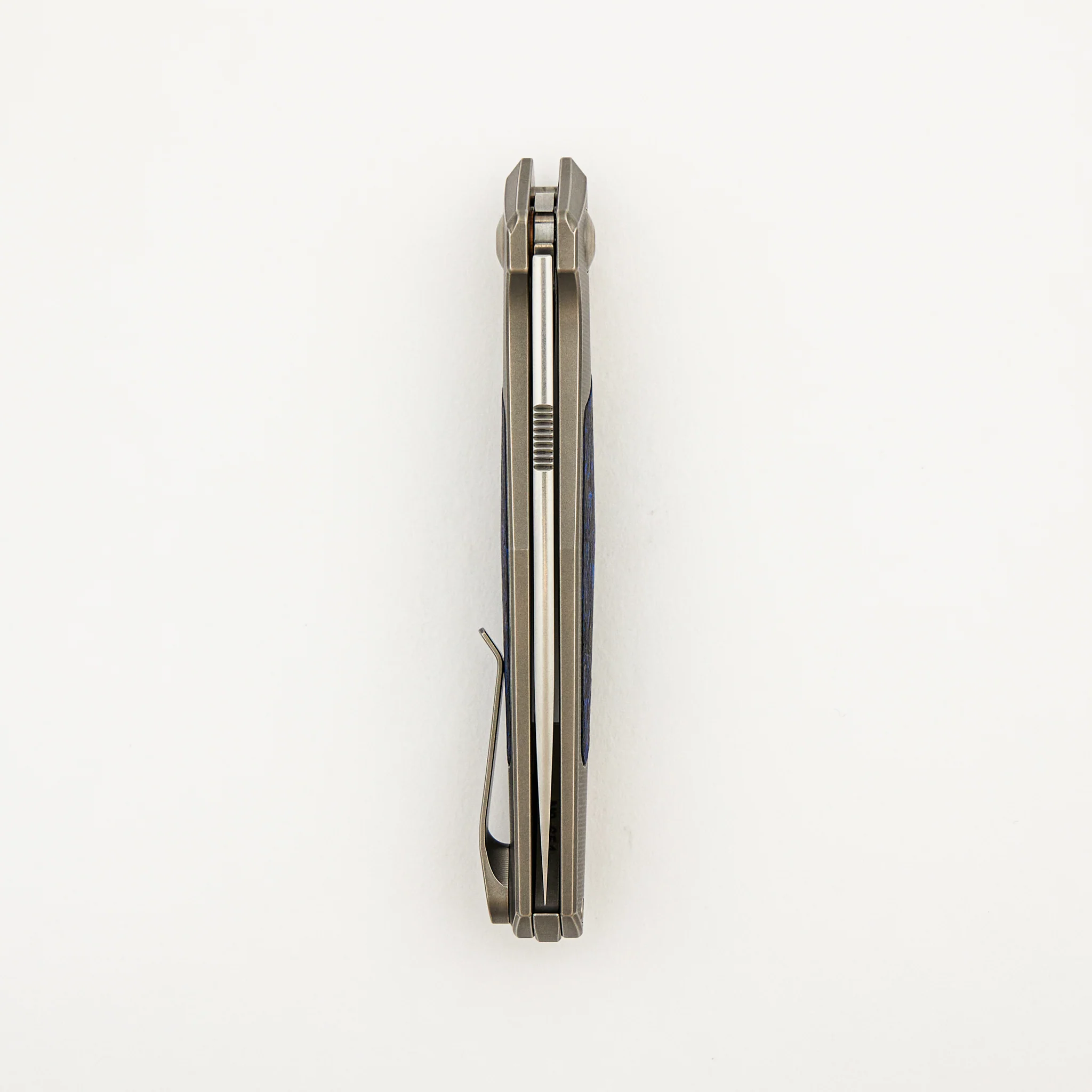 Toko - Grey/Satin - Black/Blue TechnoCarbo Handle - RWL34 Blade - Image 12