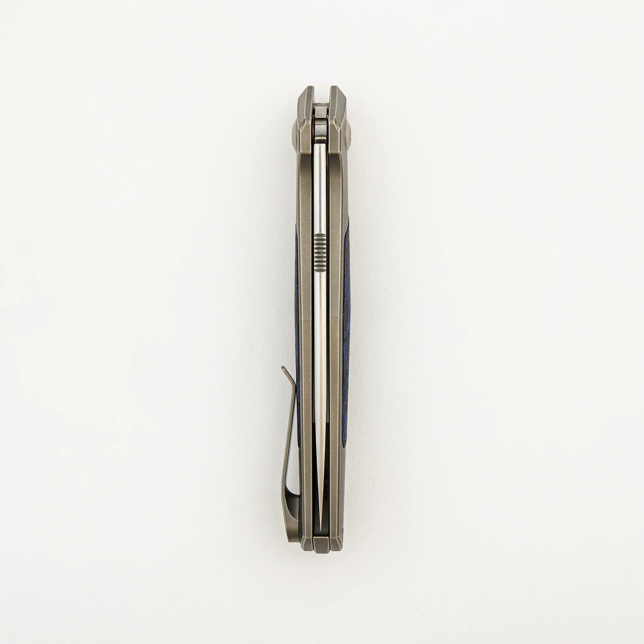 Toko - Grey/Satin - Black/Blue TechnoCarbo Handle - RWL34 Blade - Image 19