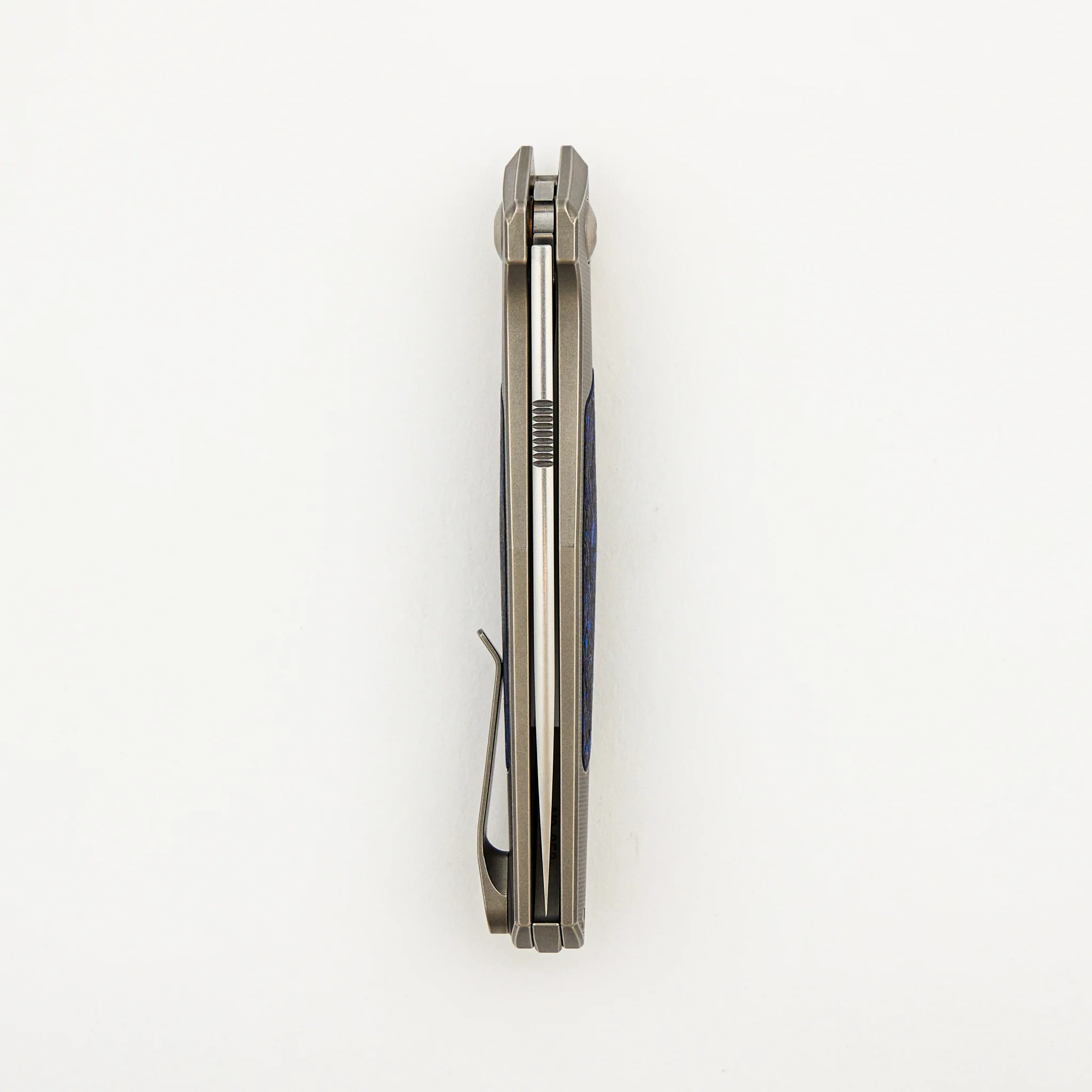 Toko - Grey/Satin - Black/Blue TechnoCarbo Handle - RWL34 Blade - Image 33