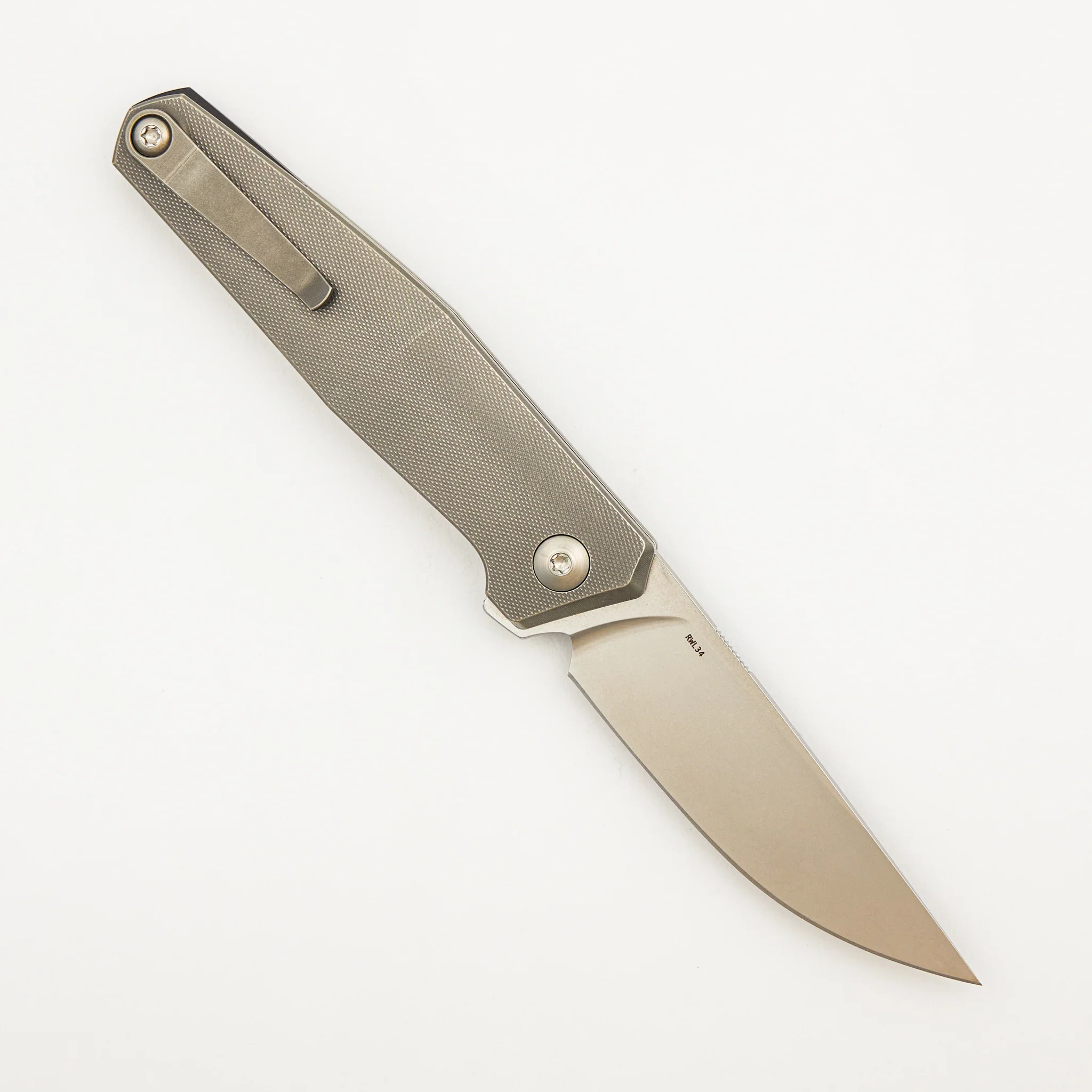 Toko - Grey/Satin Titanium Handle - Zirconium Backspacer - RWL34 Blade - Image 2