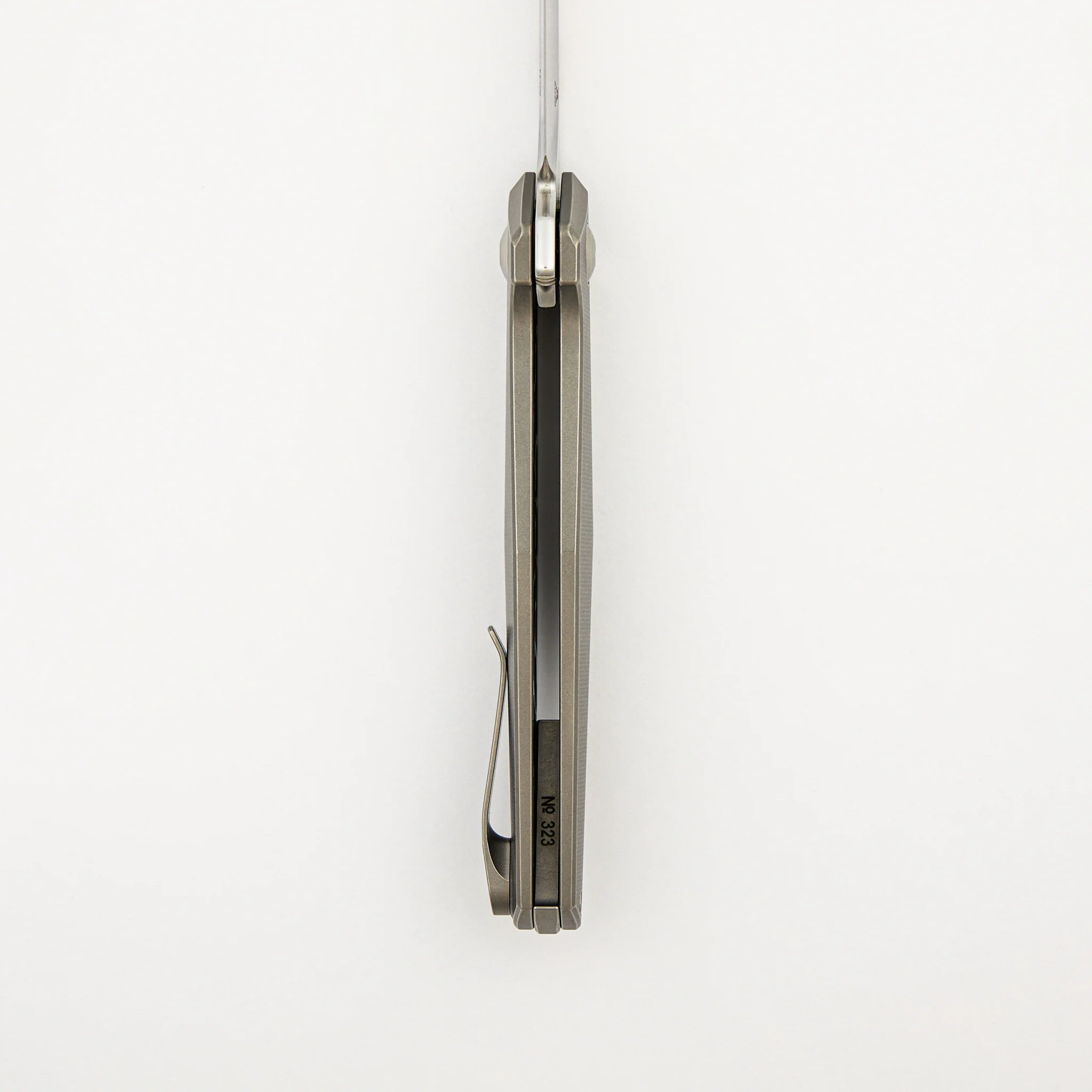 Toko - Grey/Satin Titanium Handle - RWL34 Blade - Image 6