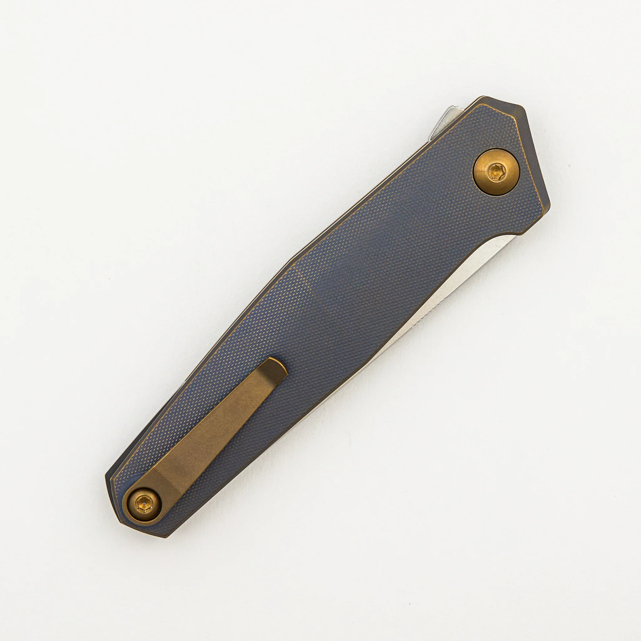 Toko - Kobalt/Amber Titanium Handle - Zirconium Backspacer - RWL34 Blade - Image 4