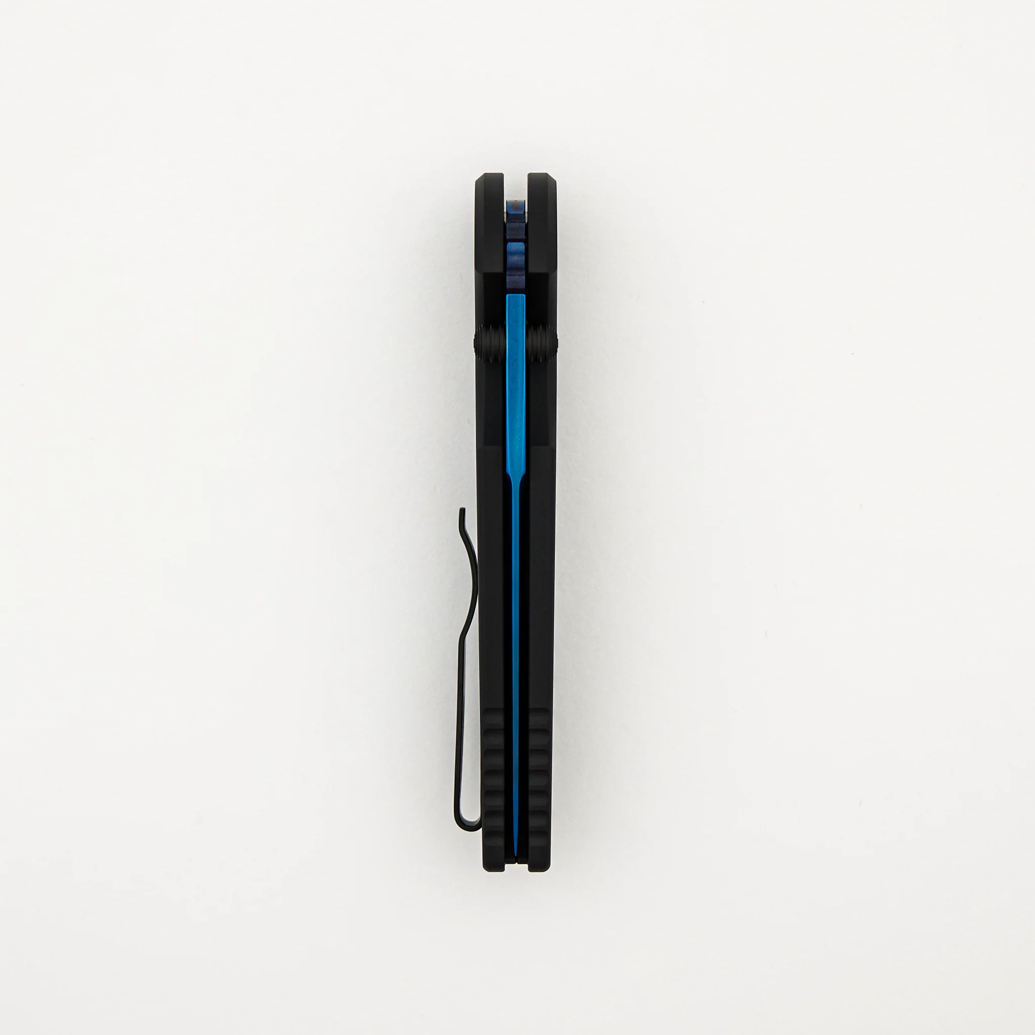TR-3 Integrity - Black "Relic" Textured Handle - Sapphire Blue S35VN Blade - INT106-SB - Image 5