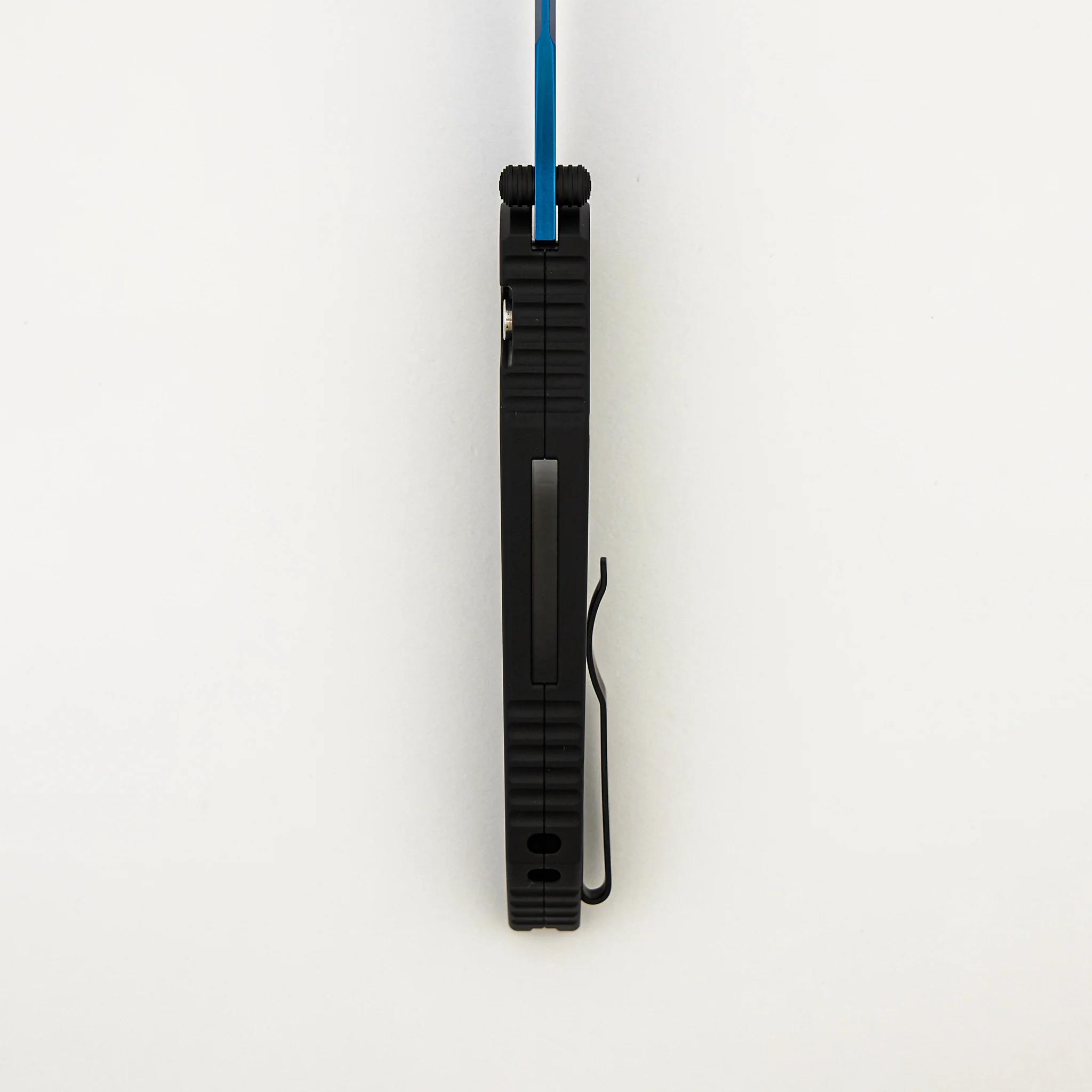 TR-3 Integrity - Black "Relic" Textured Handle - Sapphire Blue S35VN Blade - INT106-SB - Image 7