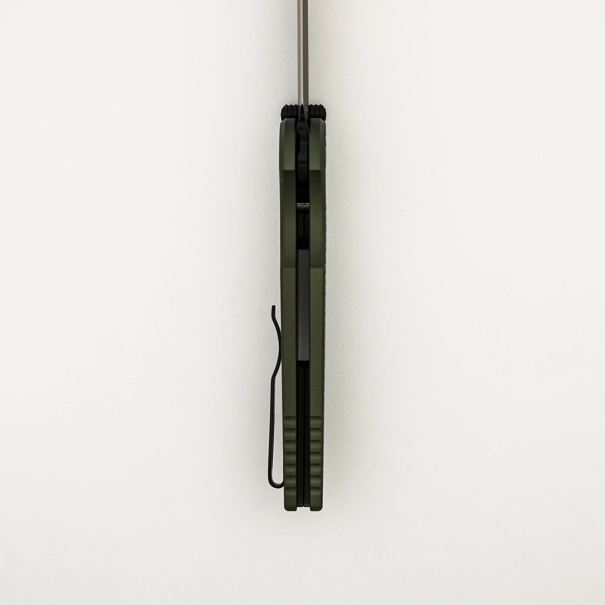 TR-3 Integrity - Green "Relic" Textured Handle - DLC Black S35VN Blade - INT106-GREEN - Image 6