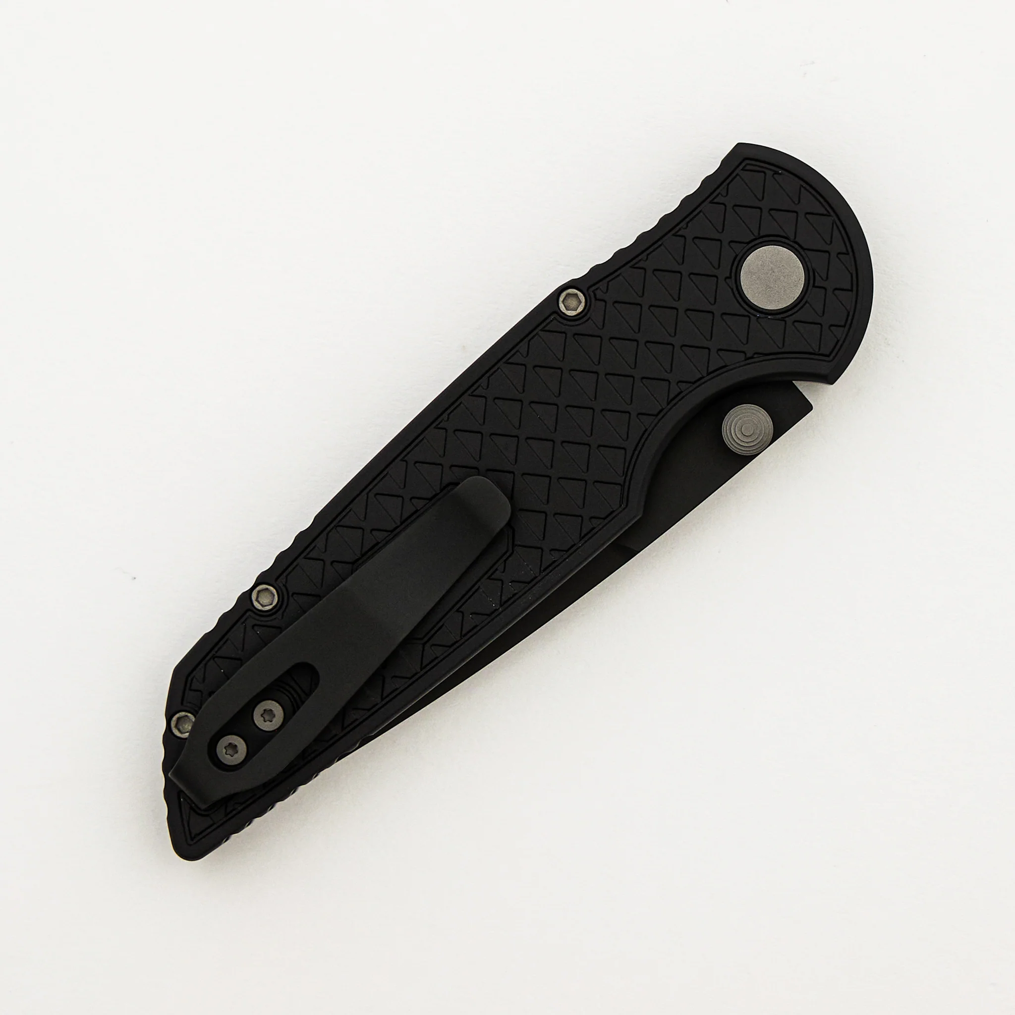 TR-3 Integrity - INT1106 - "Relic" Textured Black Handle - DLC Black MagnaCut Blade - Image 4