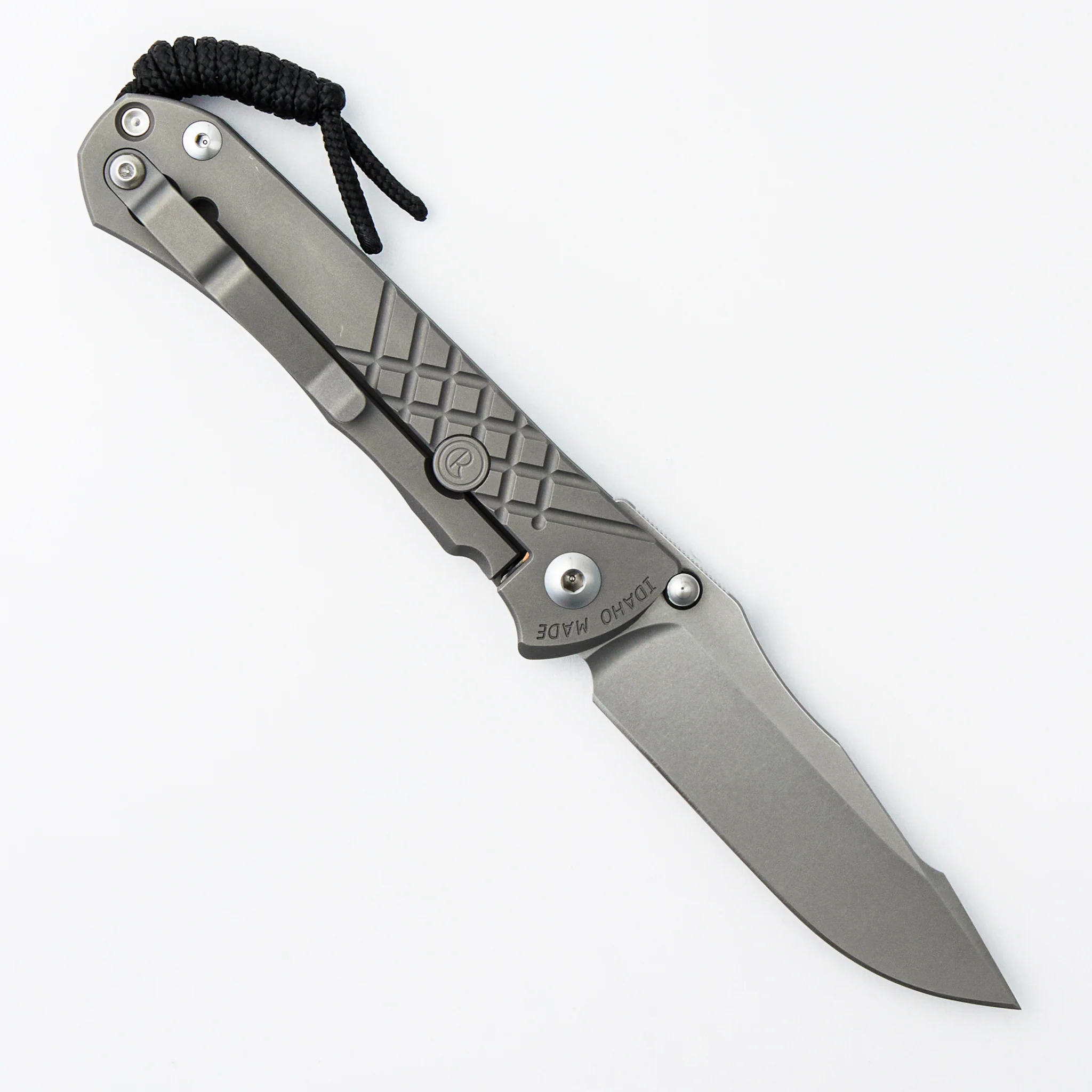 Umnumzaan - Drop Point CPM MagnaCut Blade - Glass Blasted - Titanium Handle - Image 2