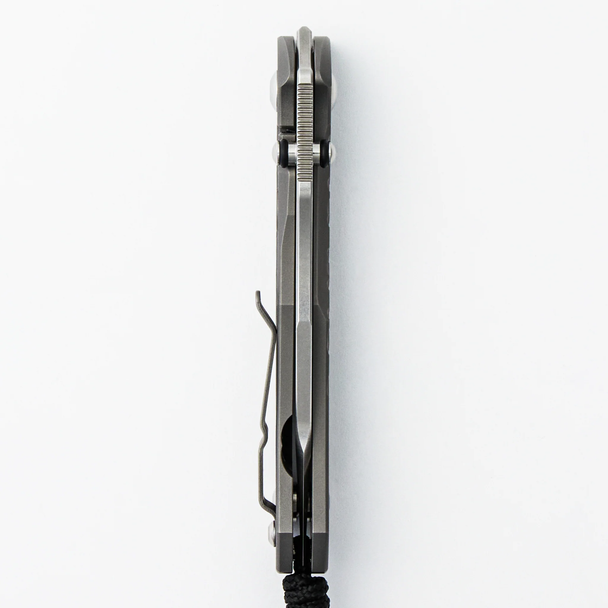 Umnumzaan - Drop Point CPM MagnaCut Blade - Glass Blasted - Titanium Handle - Image 5