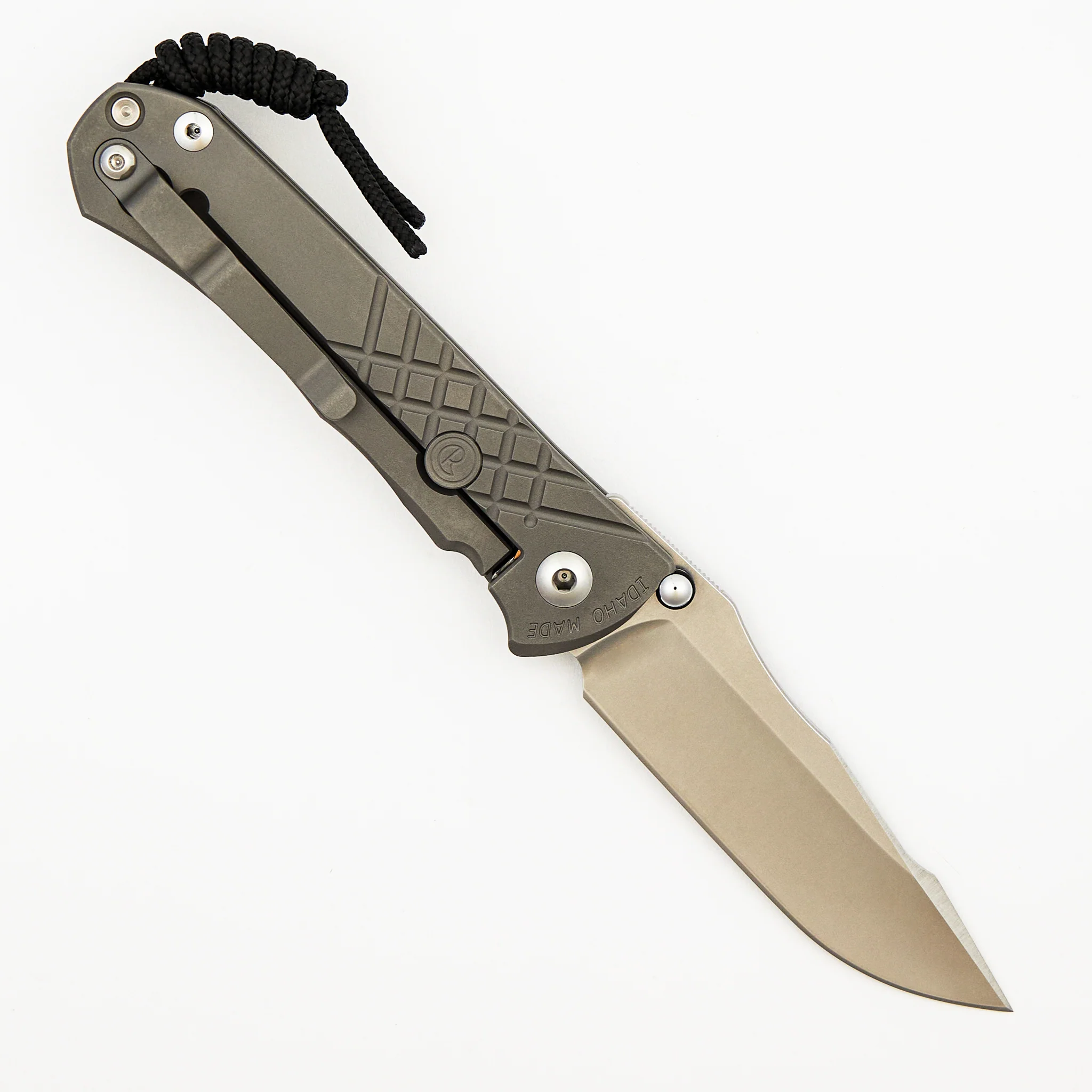 Umnumzaan - Drop Point CPM MagnaCut Blade - Glass Blasted - Titanium Handle - Image 2