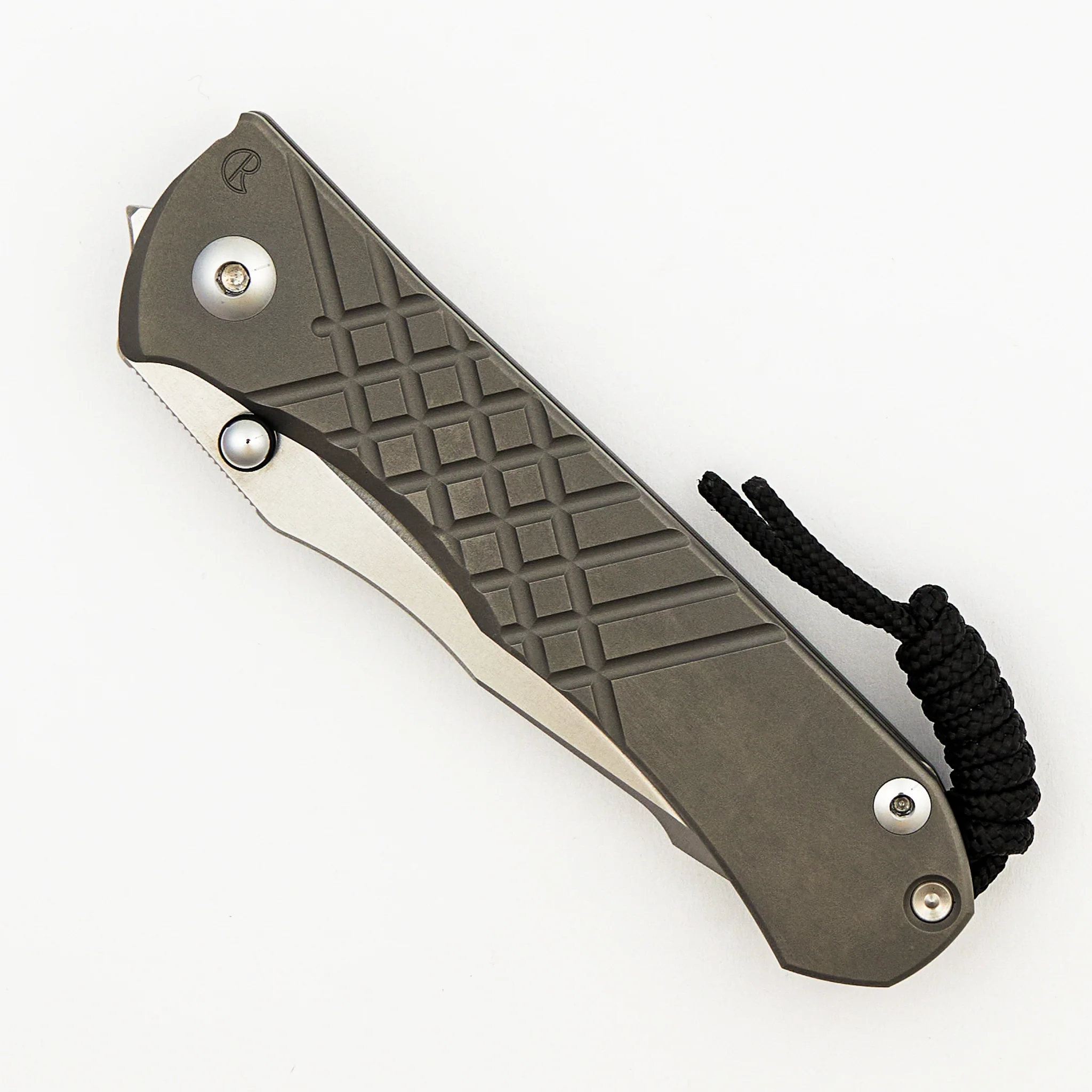 Umnumzaan - Drop Point CPM MagnaCut Blade - Glass Blasted - Titanium Handle - Image 3