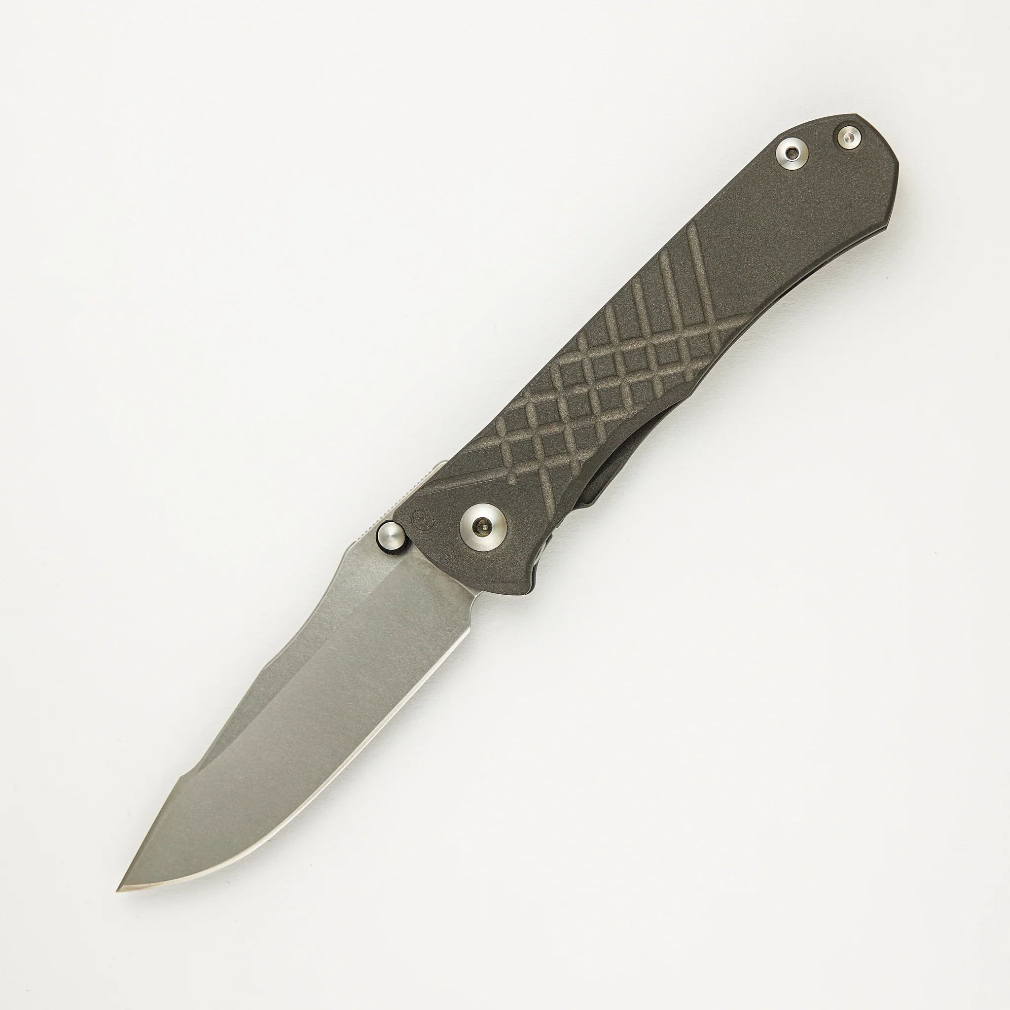 Umnumzaan - Drop Point CPM S45VN Blade - Titanium Handle
